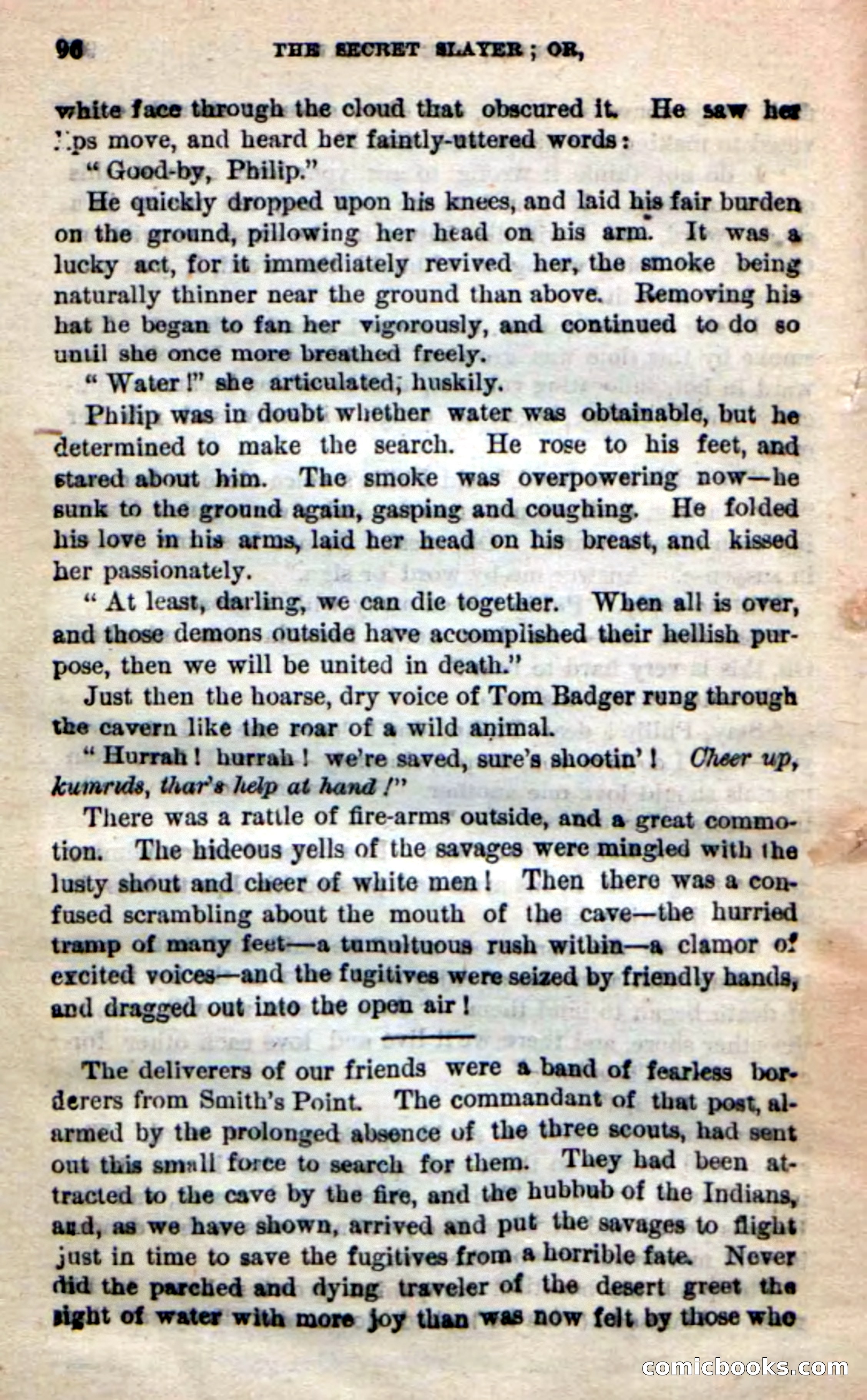 Beadle's New Dime Novels: 'Dingle, the Outlaw' — page 92 of 100