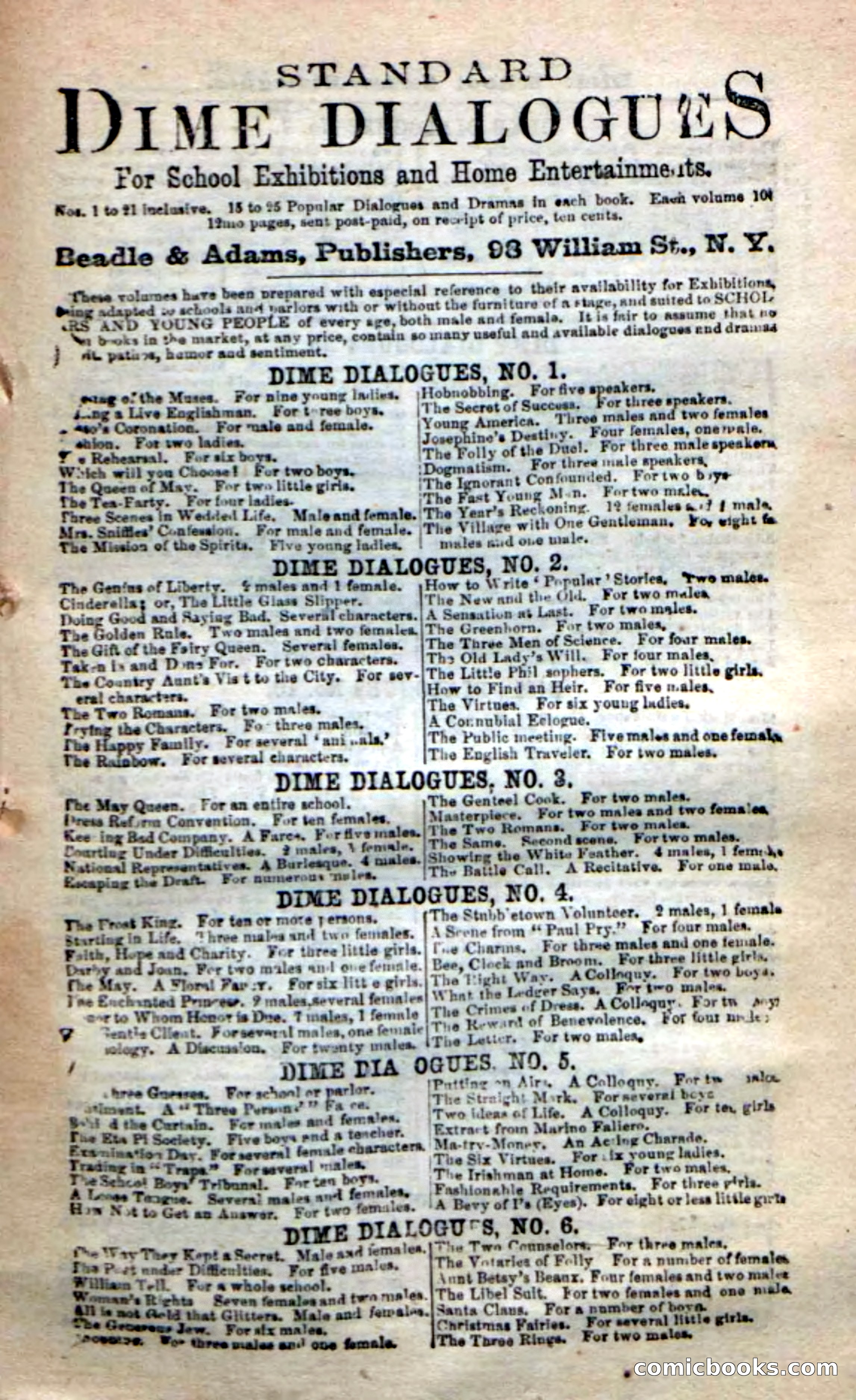Beadle's New Dime Novels: 'Dingle, the Outlaw' — page 95 of 100