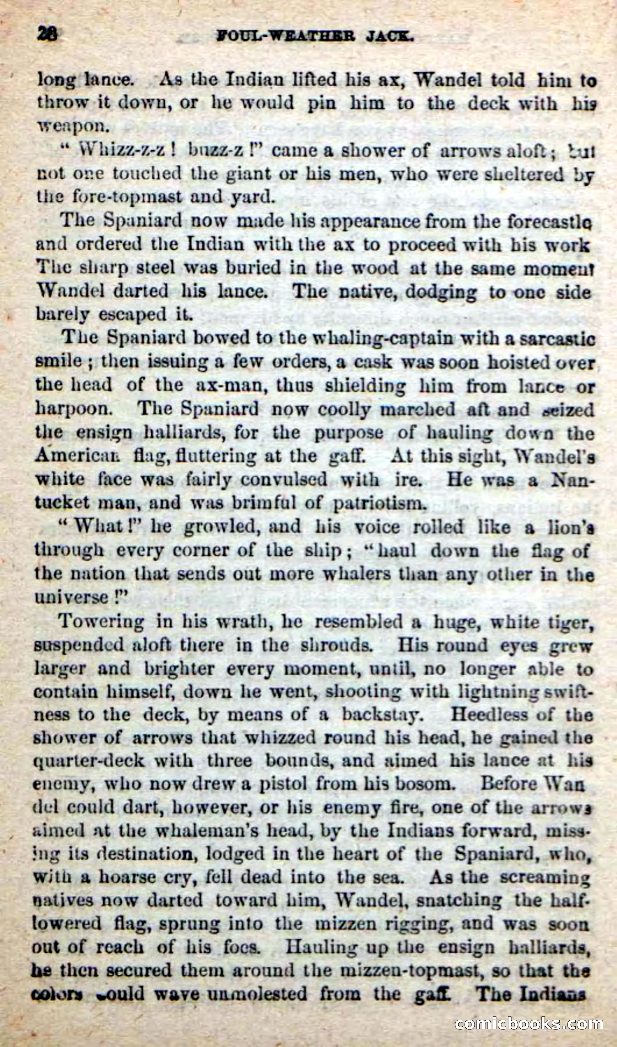 Beadle's New Dime Novels: Foul-Weather Jack — page 24 of 100
