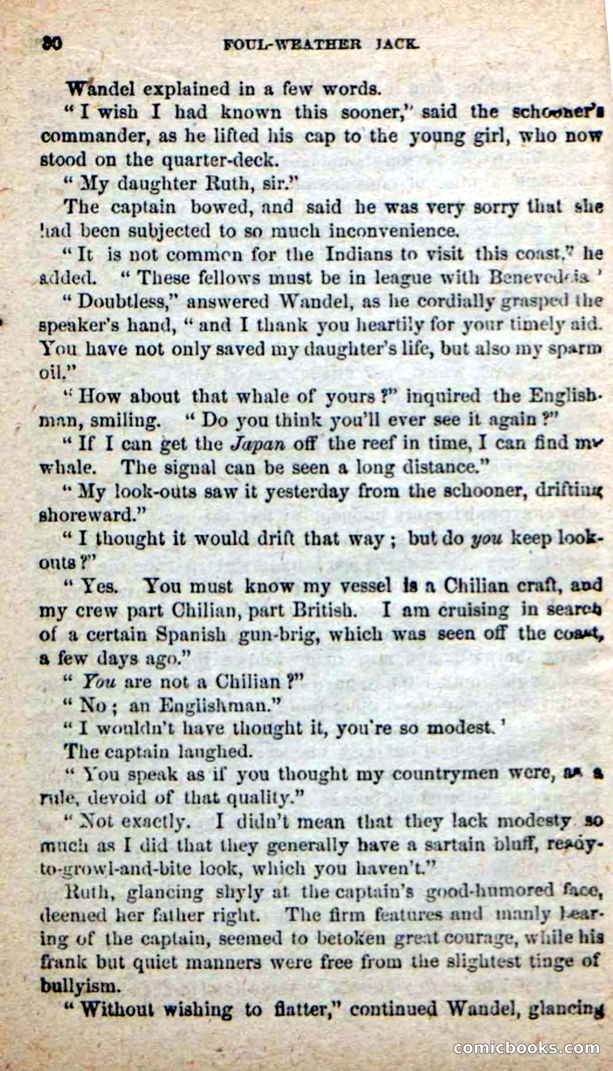 Beadle's New Dime Novels: Foul-Weather Jack — page 26 of 100