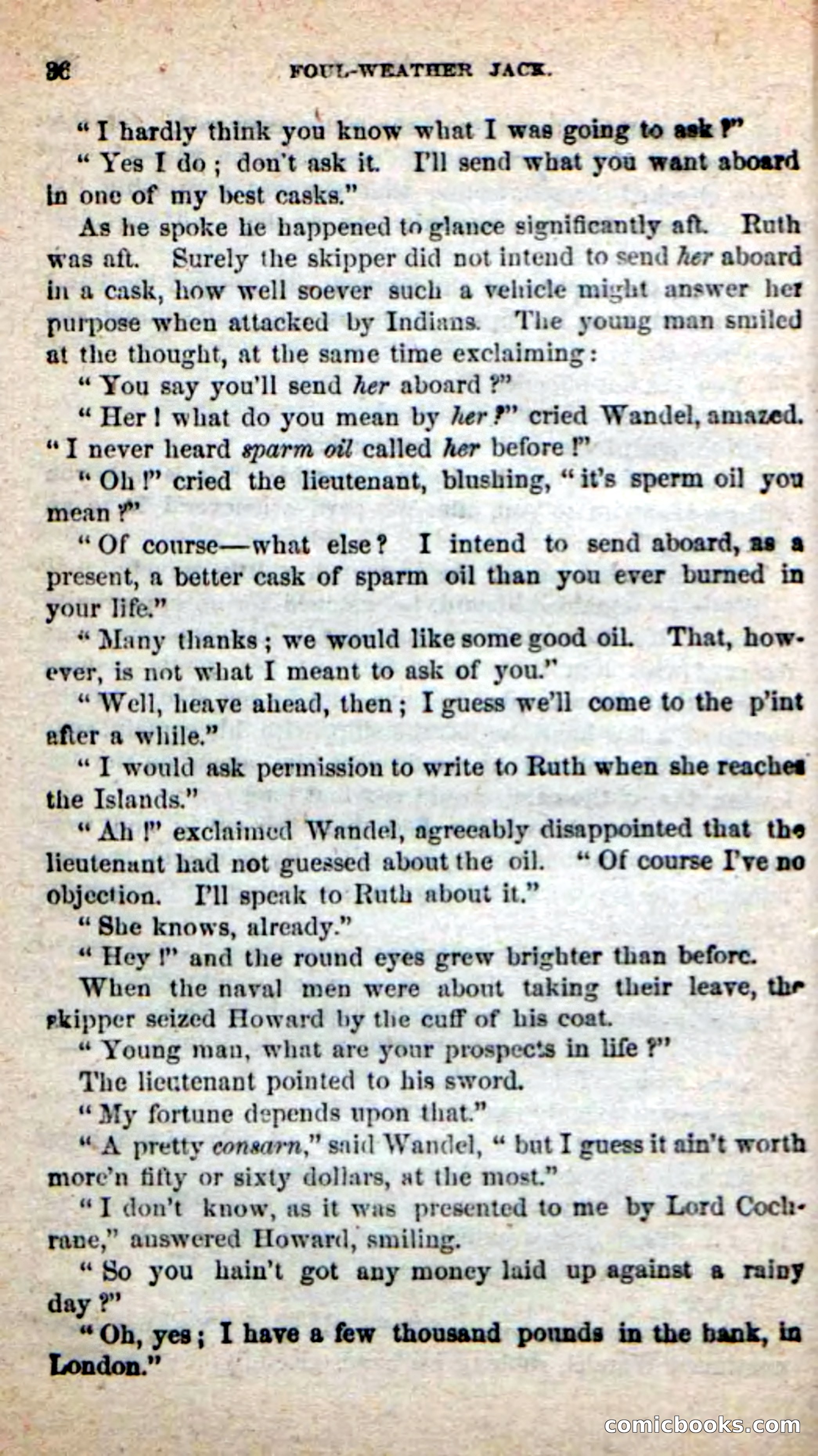 Beadle's New Dime Novels: Foul-Weather Jack — page 32 of 100