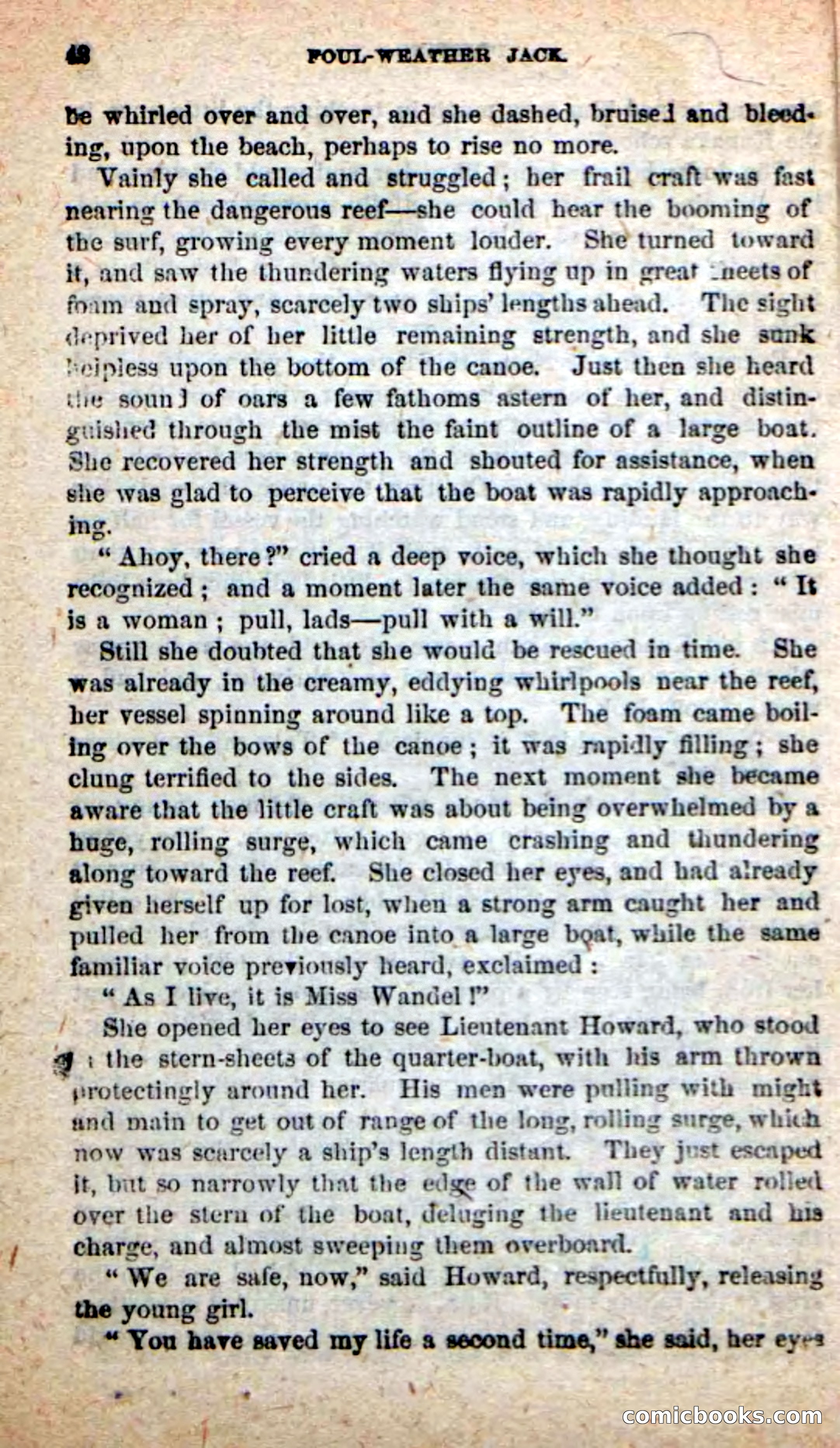 Beadle's New Dime Novels: Foul-Weather Jack — page 38 of 100