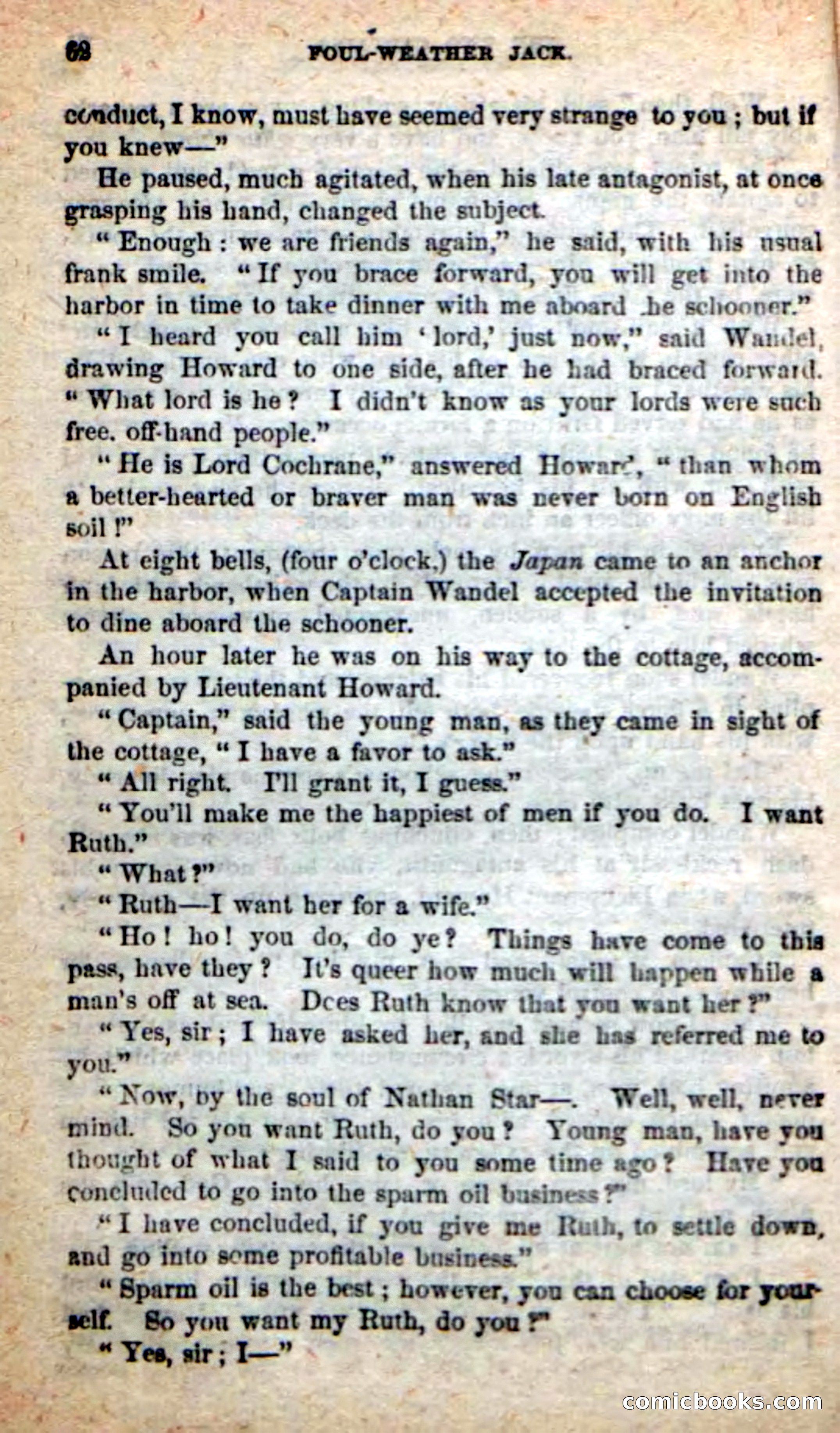 Beadle's New Dime Novels: Foul-Weather Jack — page 58 of 100