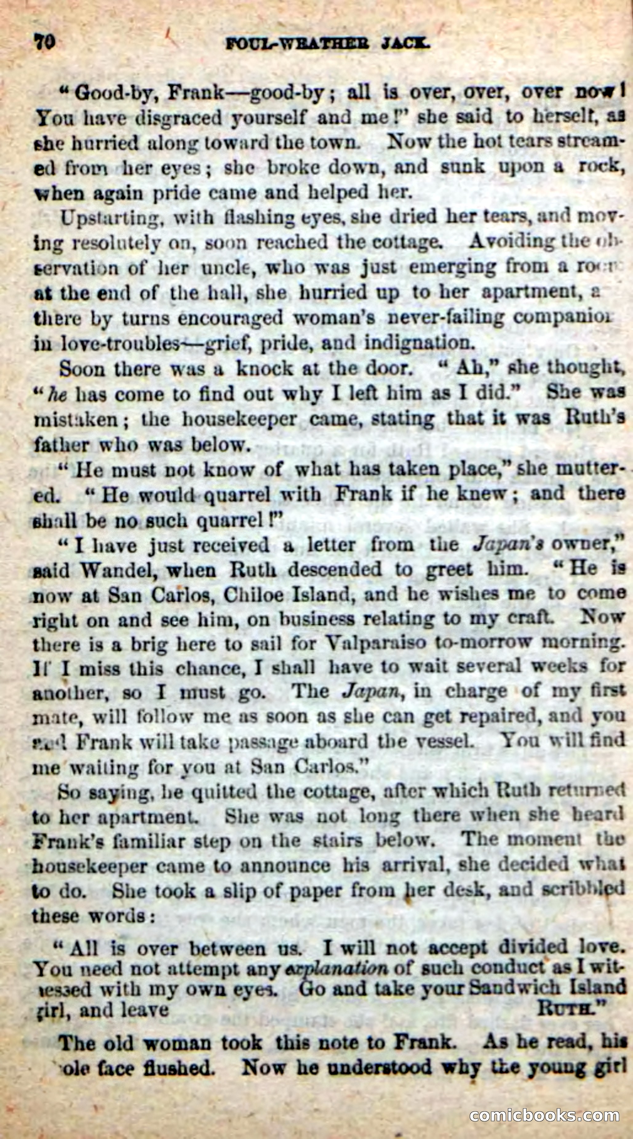 Beadle's New Dime Novels: Foul-Weather Jack — page 66 of 100
