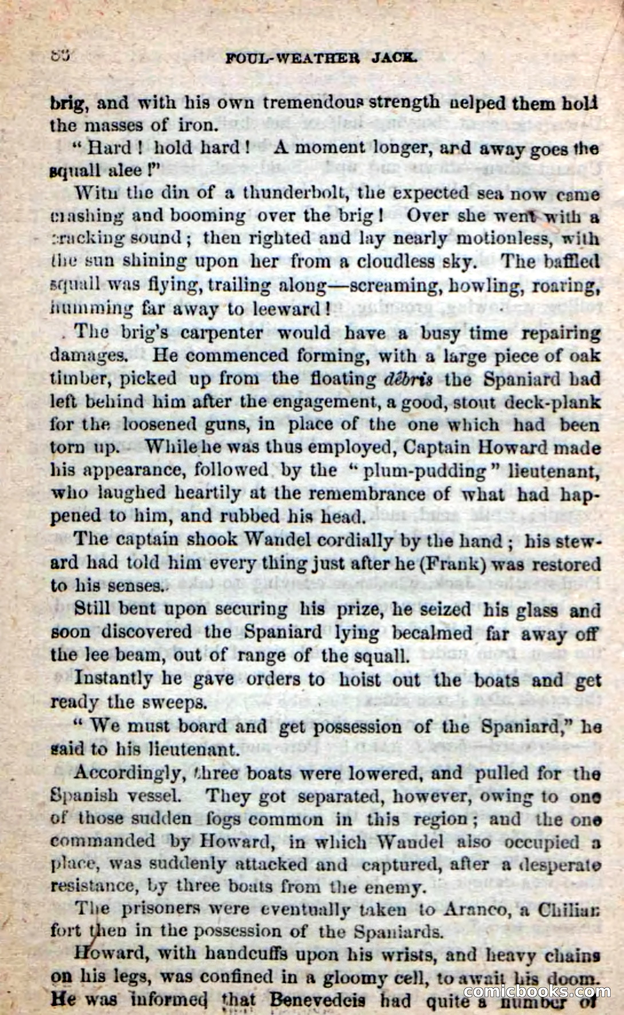 Beadle's New Dime Novels: Foul-Weather Jack — page 82 of 100