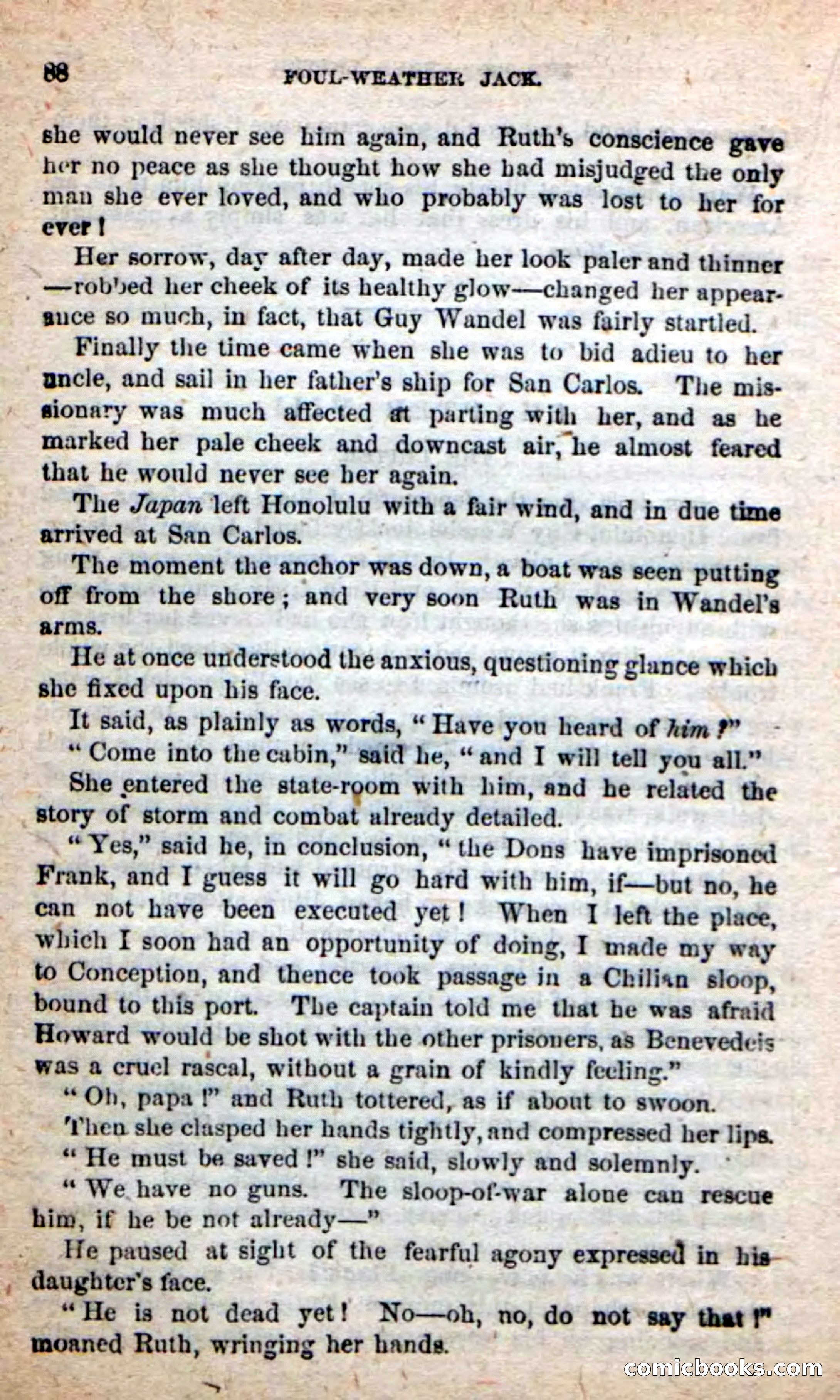Beadle's New Dime Novels: Foul-Weather Jack — page 84 of 100