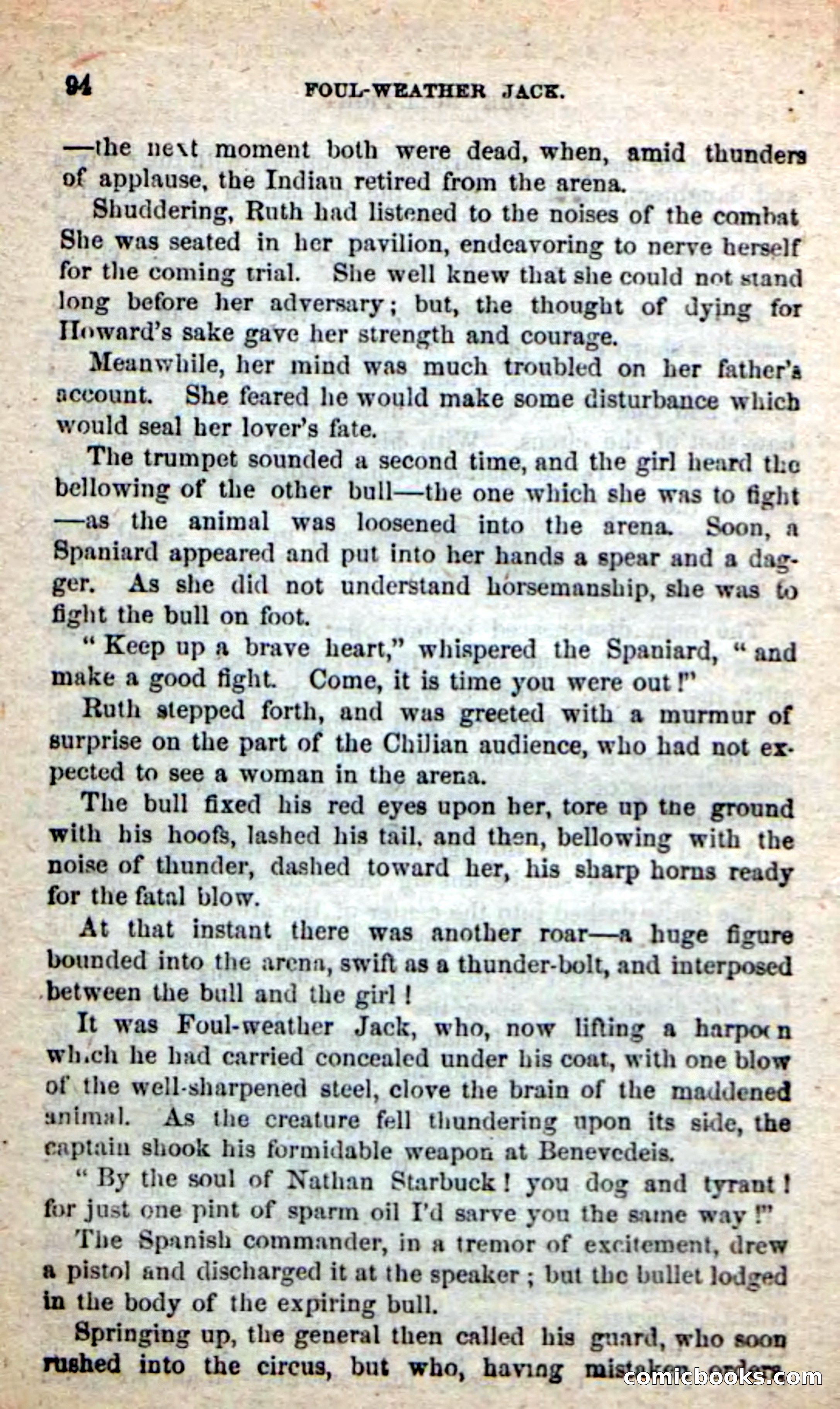 Beadle's New Dime Novels: Foul-Weather Jack — page 90 of 100