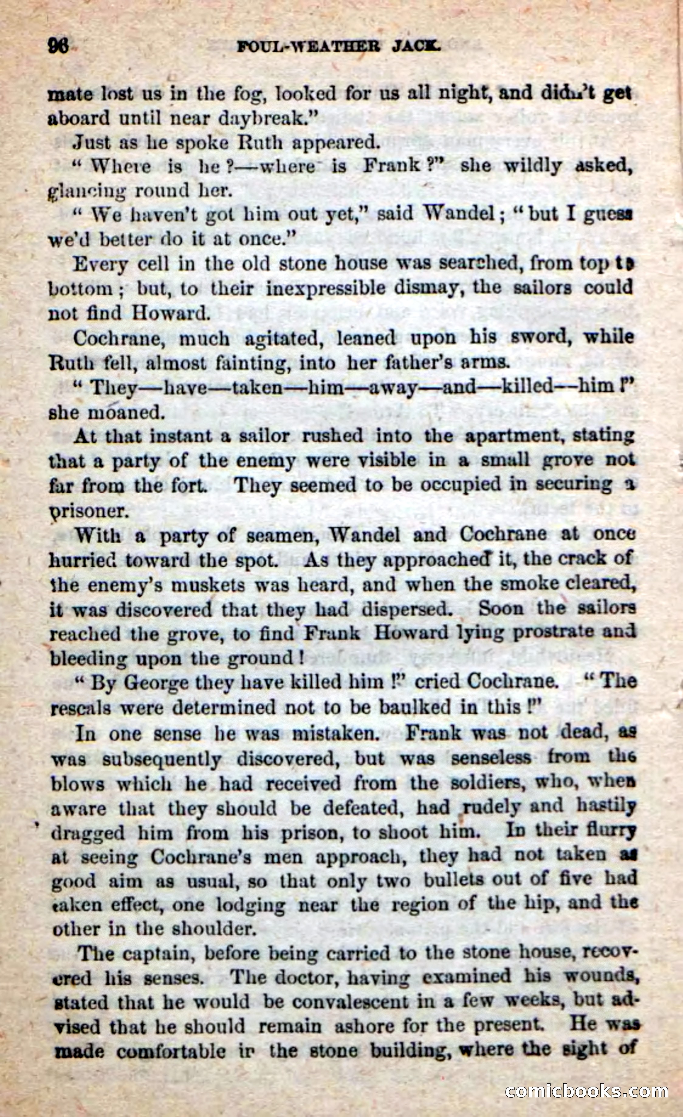 Beadle's New Dime Novels: Foul-Weather Jack — page 92 of 100