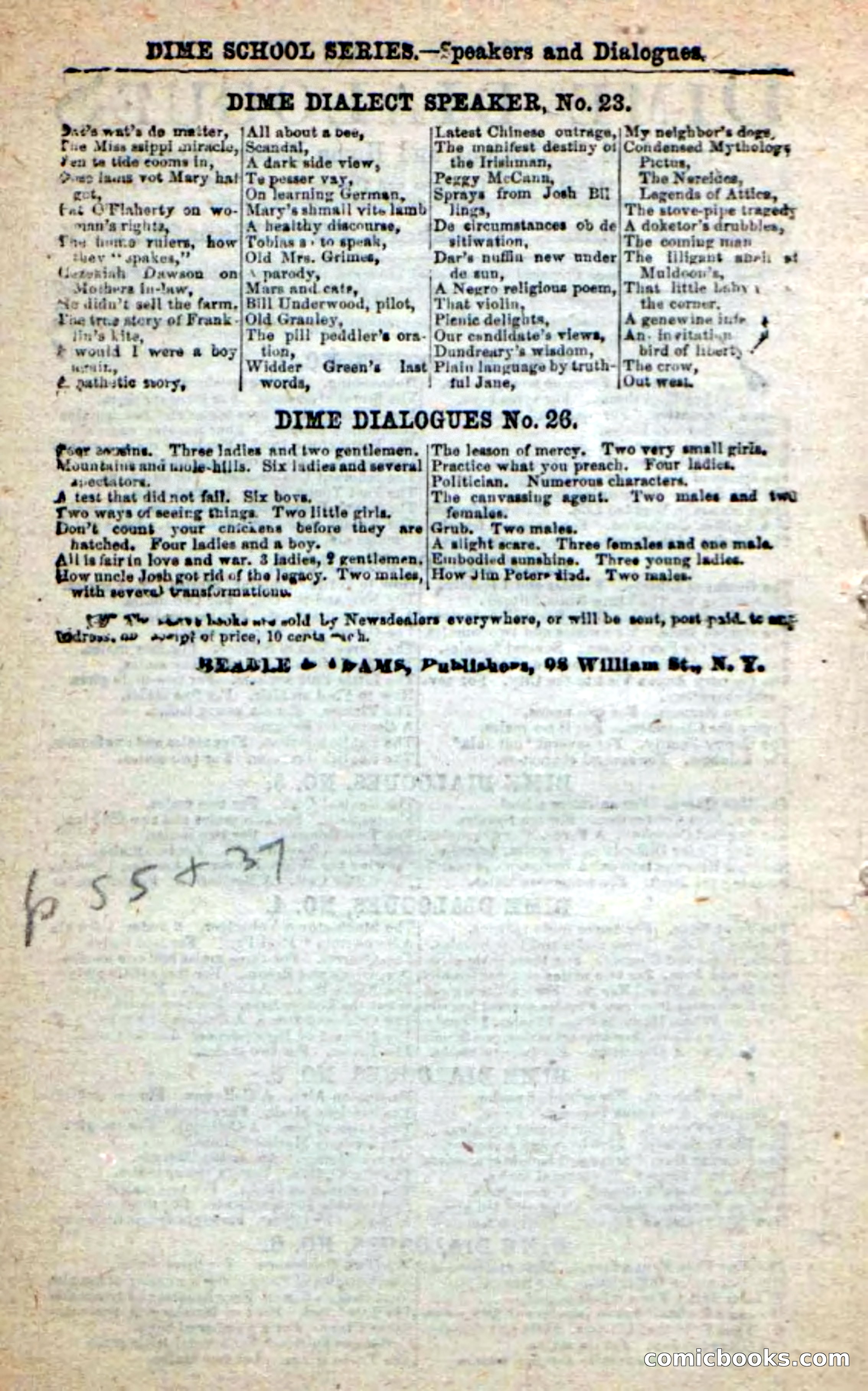 Beadle's New Dime Novels: Foul-Weather Jack — page 98 of 100