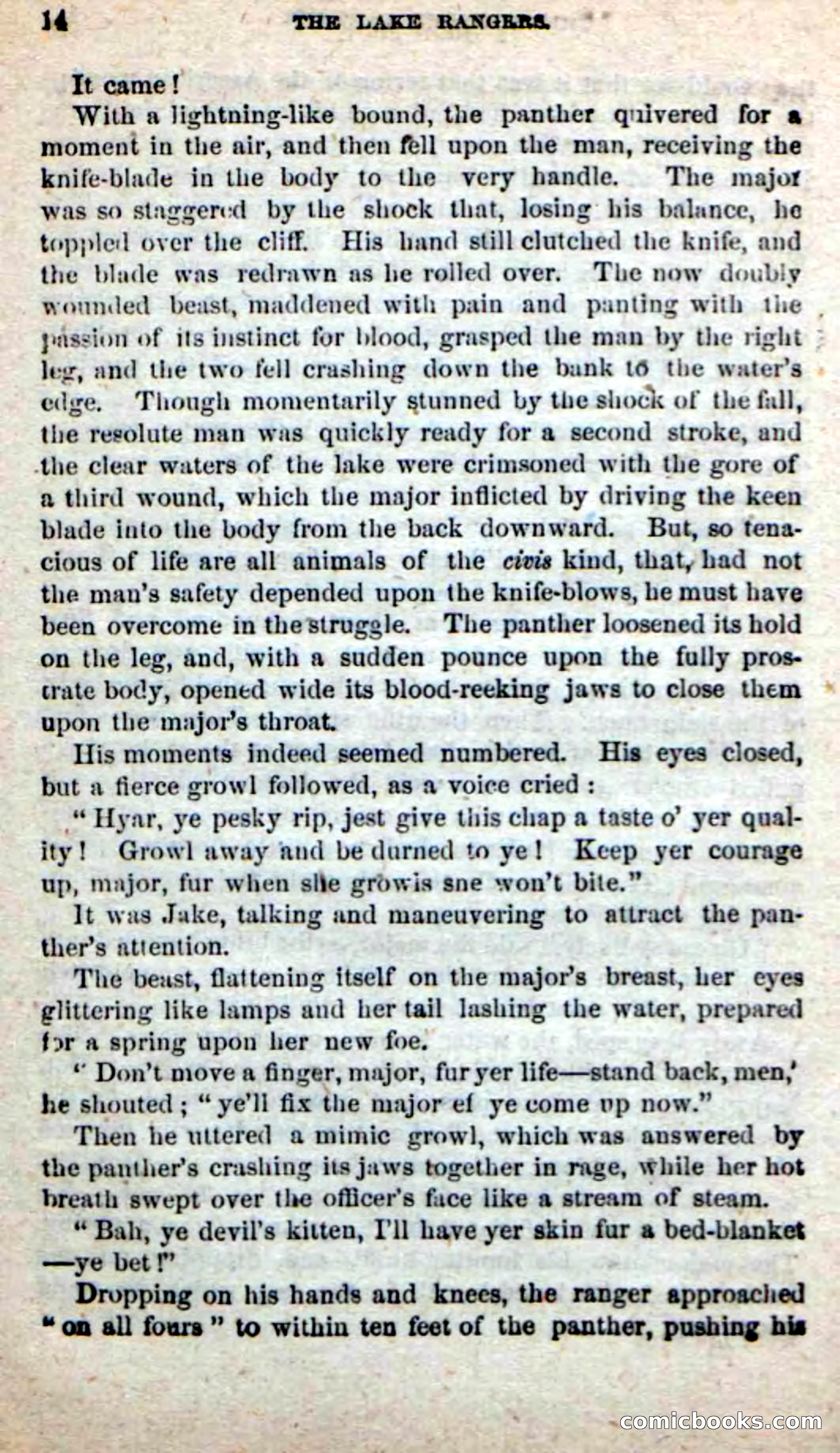 Beadle's New Dime Novels: The Lake Rangers — page 8 of 98