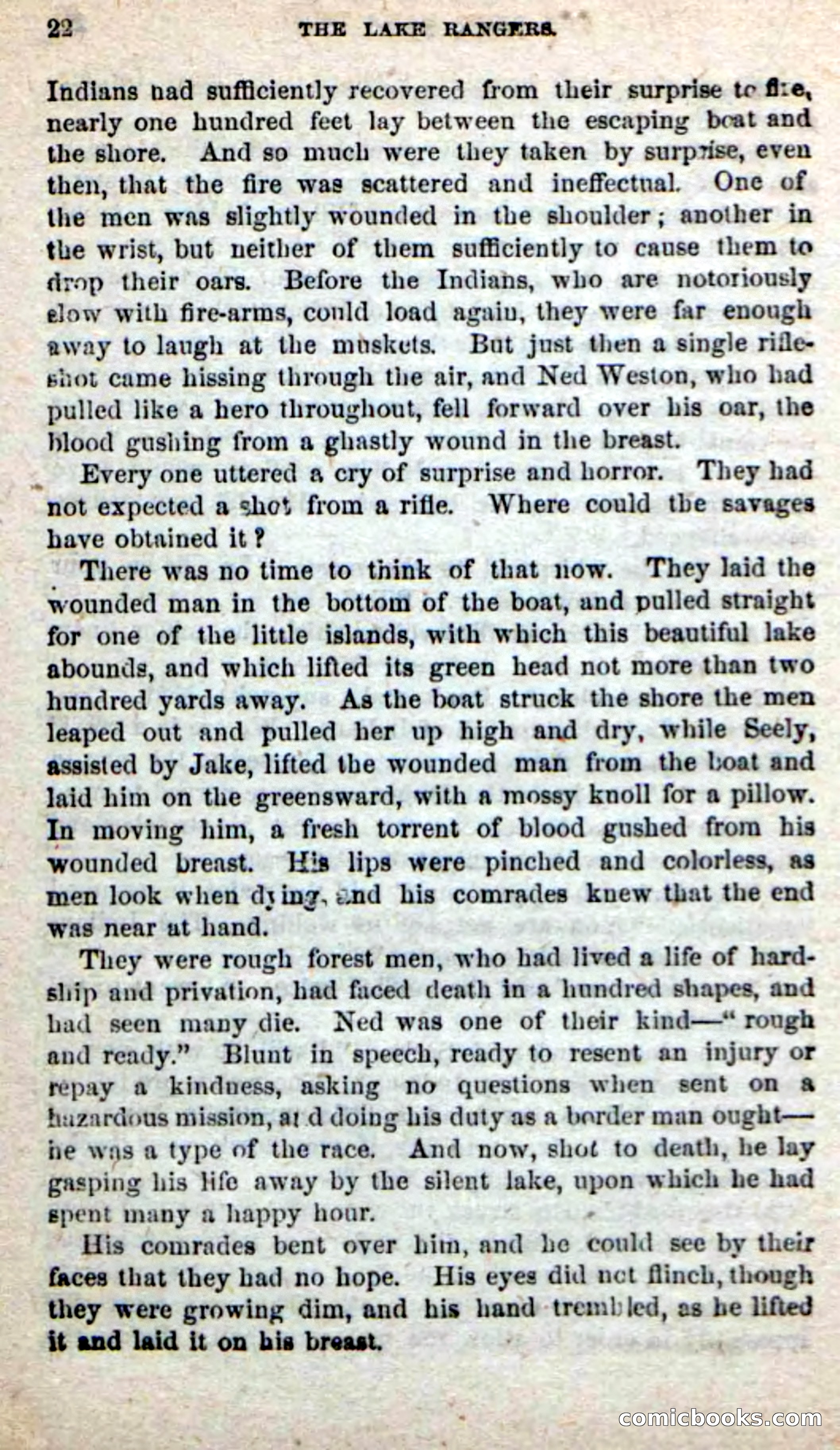 Beadle's New Dime Novels: The Lake Rangers — page 16 of 98