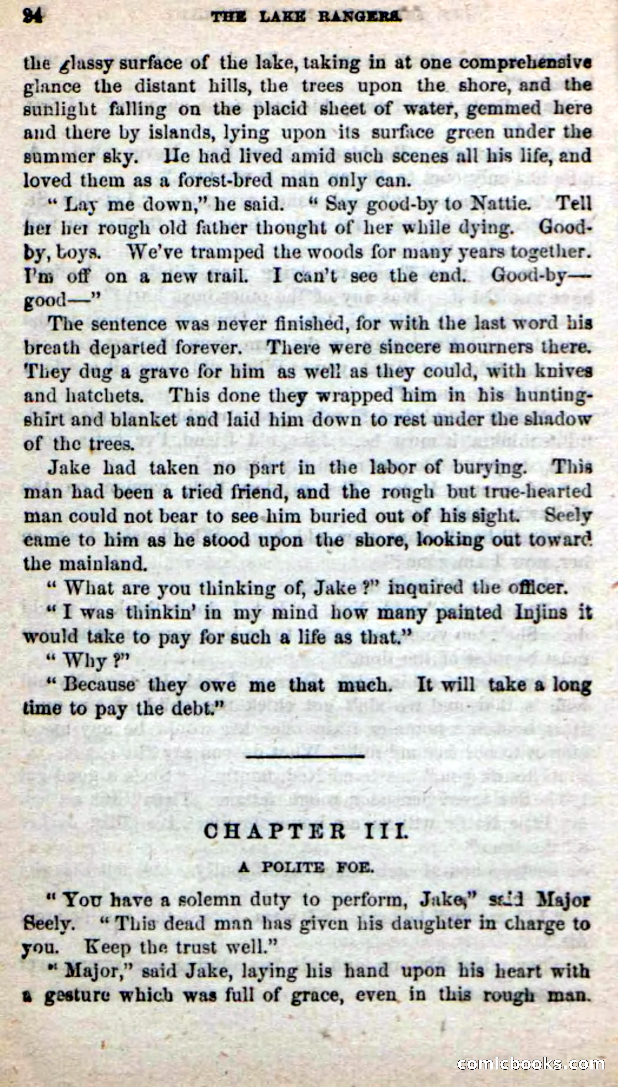 Beadle's New Dime Novels: The Lake Rangers — page 18 of 98