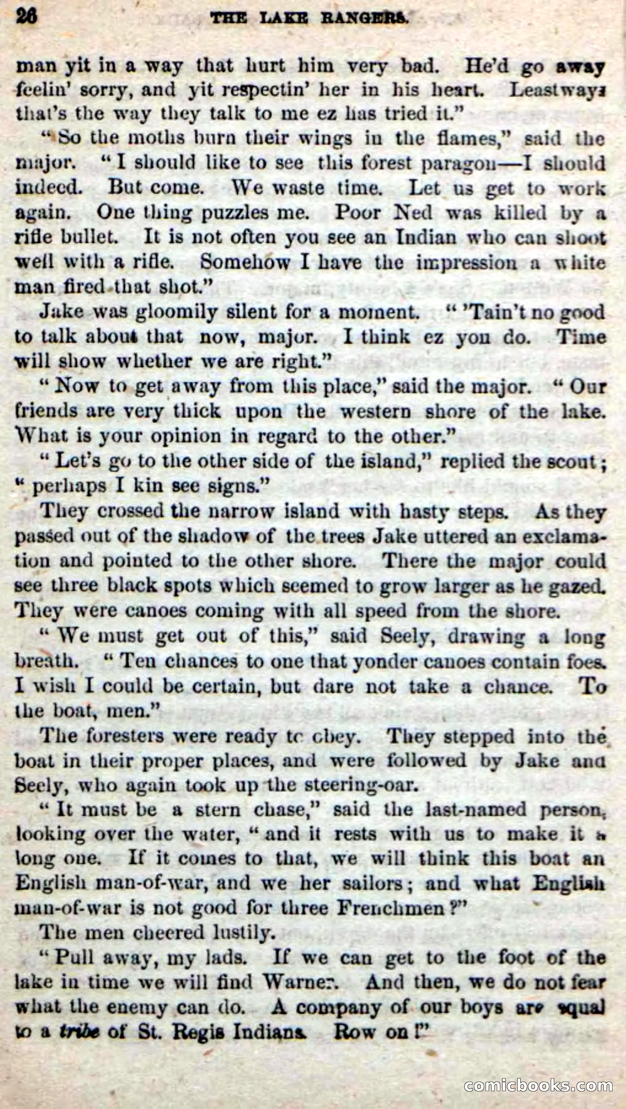 Beadle's New Dime Novels: The Lake Rangers — page 20 of 98