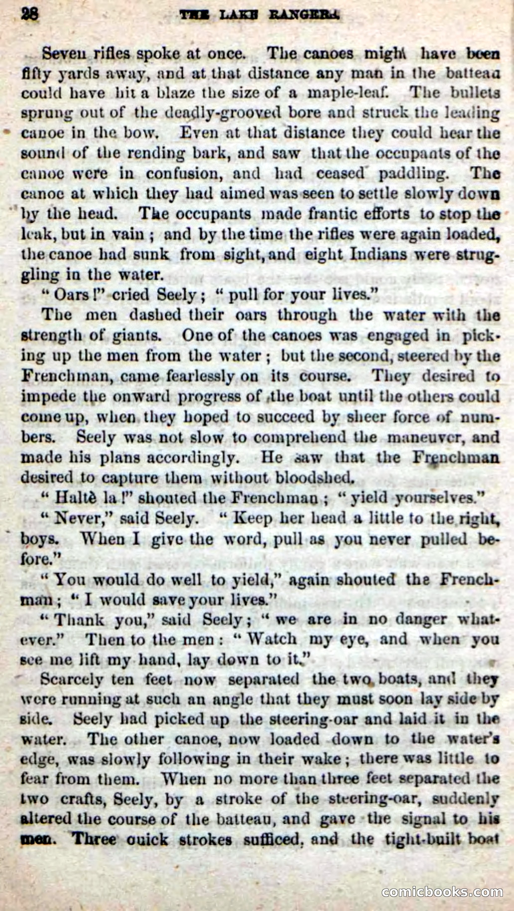 Beadle's New Dime Novels: The Lake Rangers — page 22 of 98