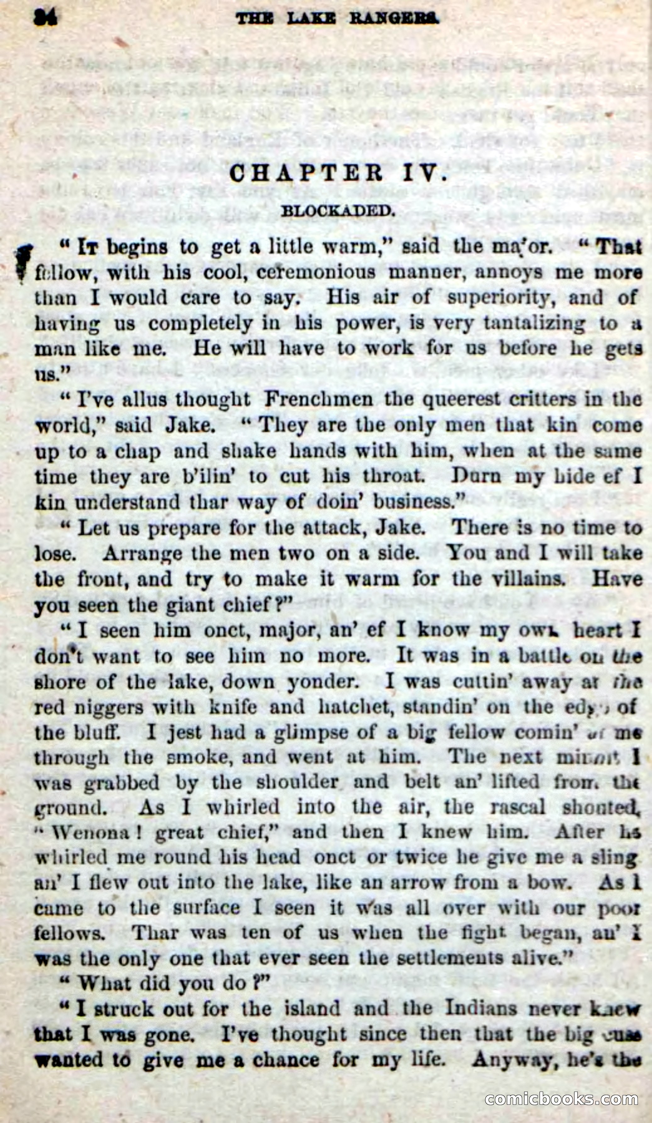 Beadle's New Dime Novels: The Lake Rangers — page 28 of 98