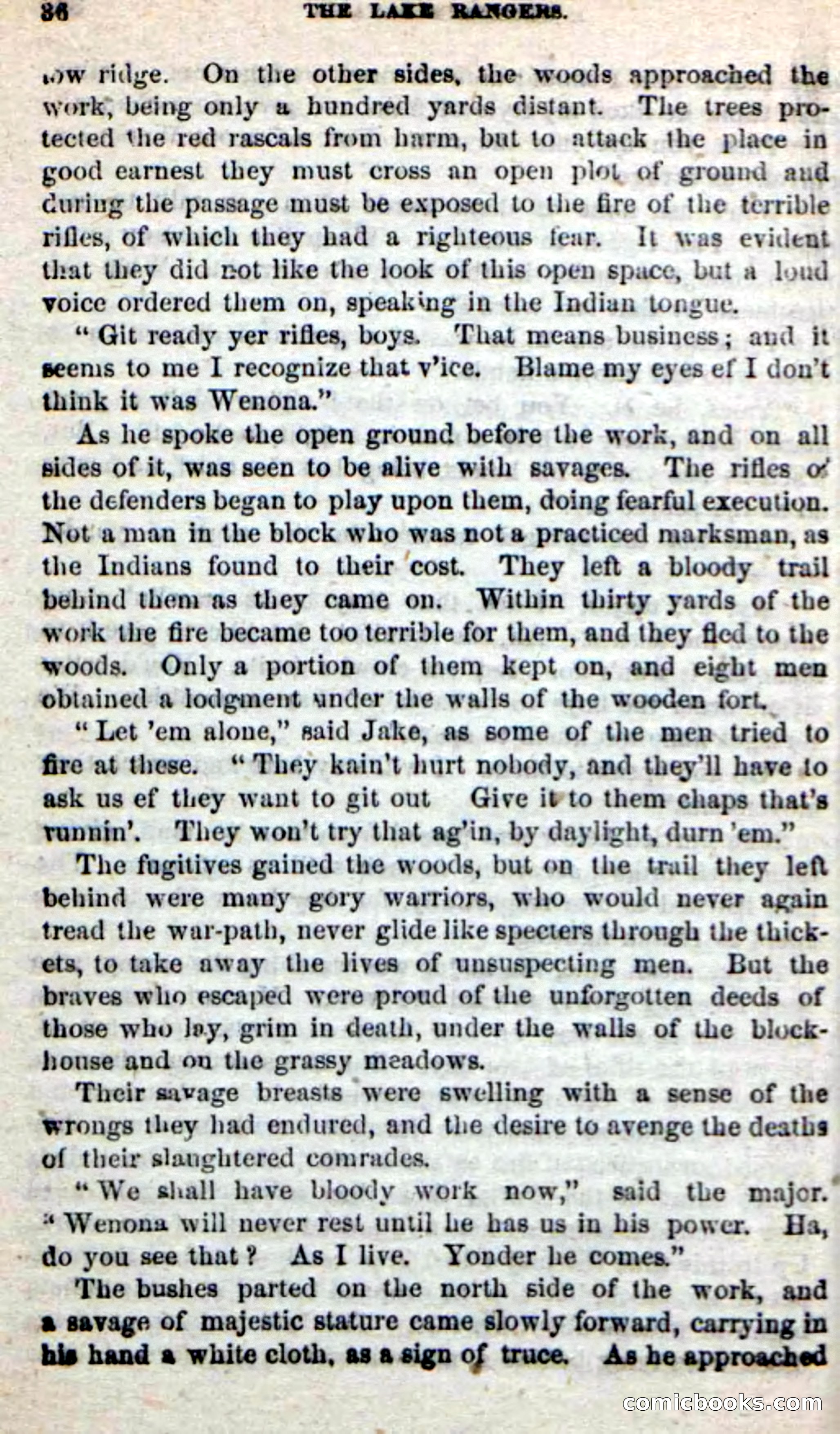 Beadle's New Dime Novels: The Lake Rangers — page 30 of 98