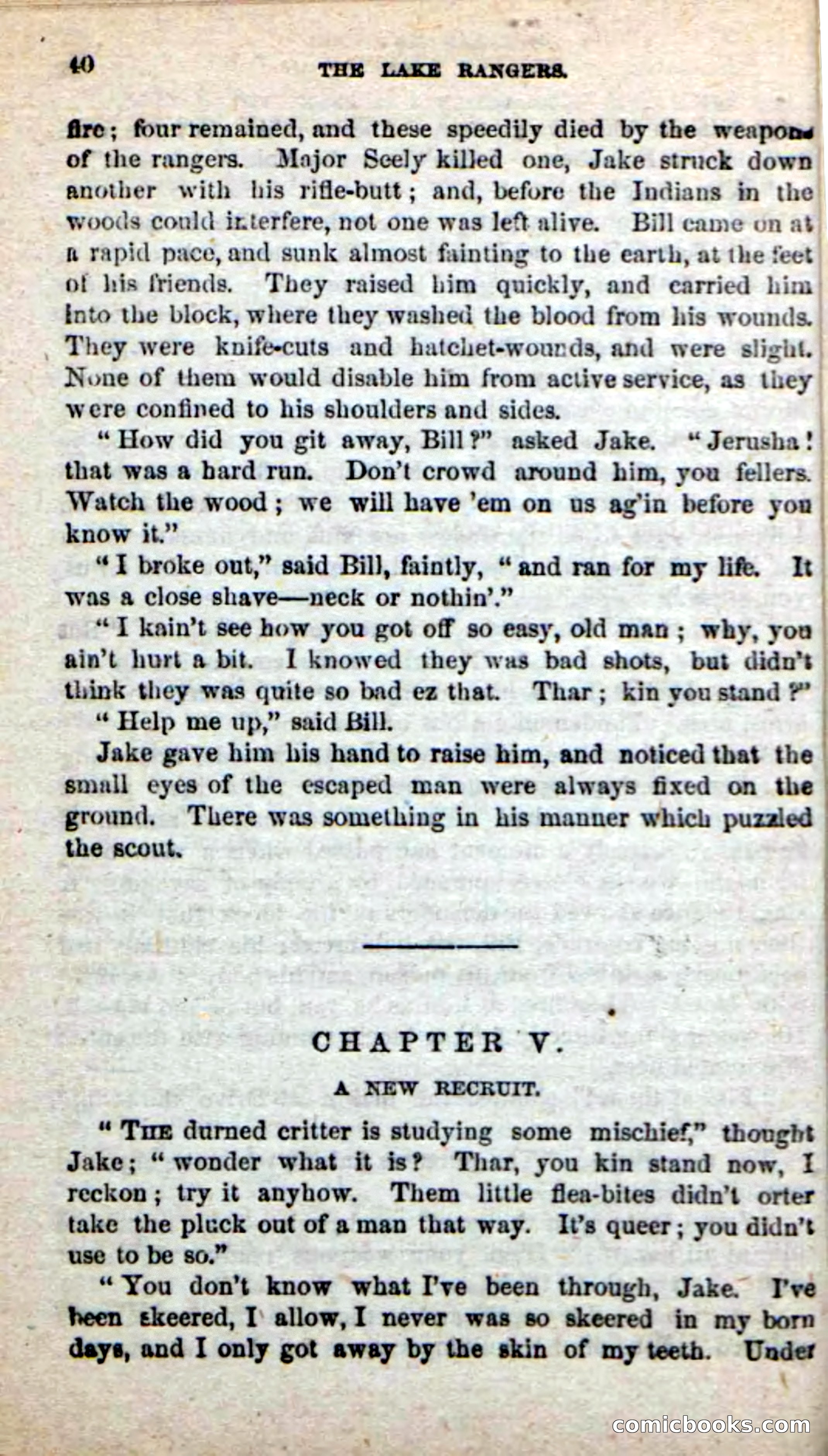 Beadle's New Dime Novels: The Lake Rangers — page 34 of 98
