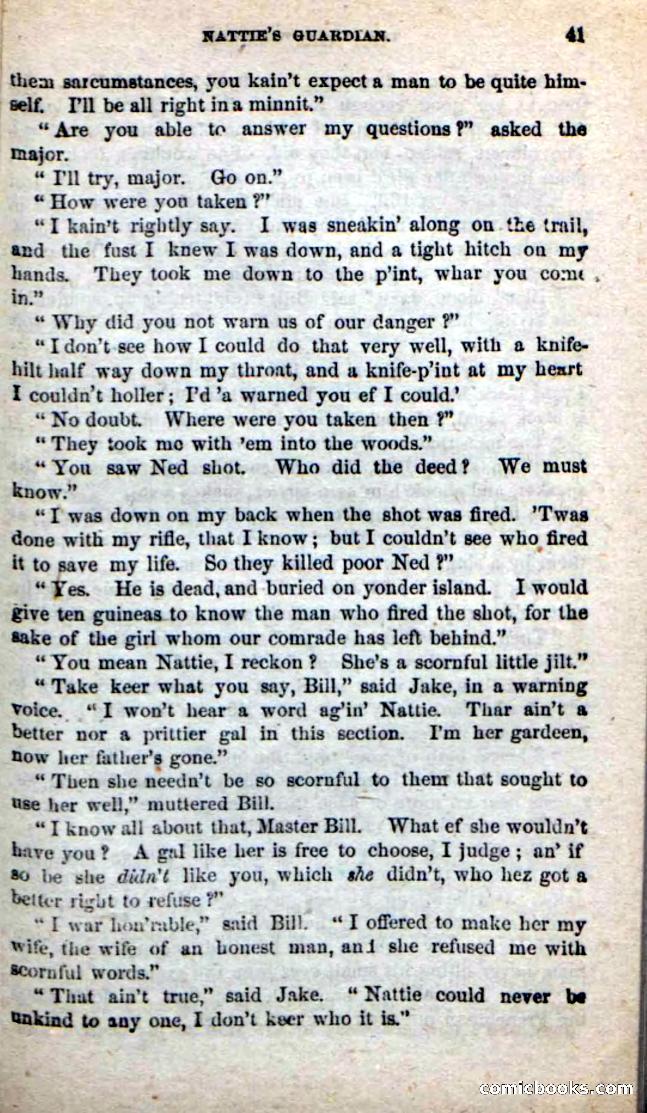 Beadle's New Dime Novels: The Lake Rangers — page 35 of 98