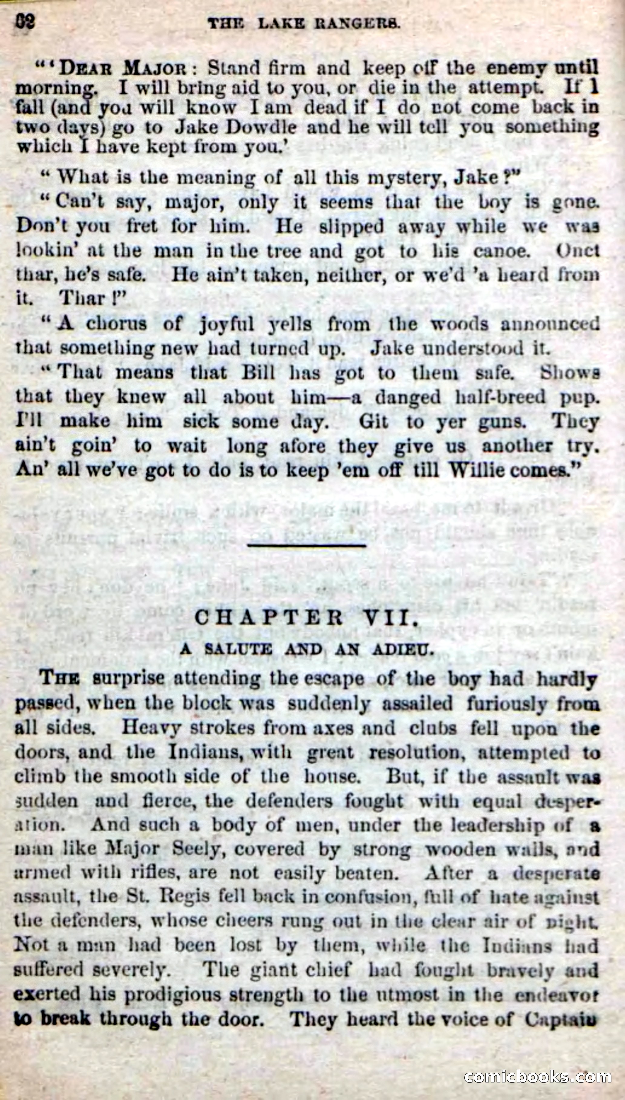 Beadle's New Dime Novels: The Lake Rangers — page 56 of 98