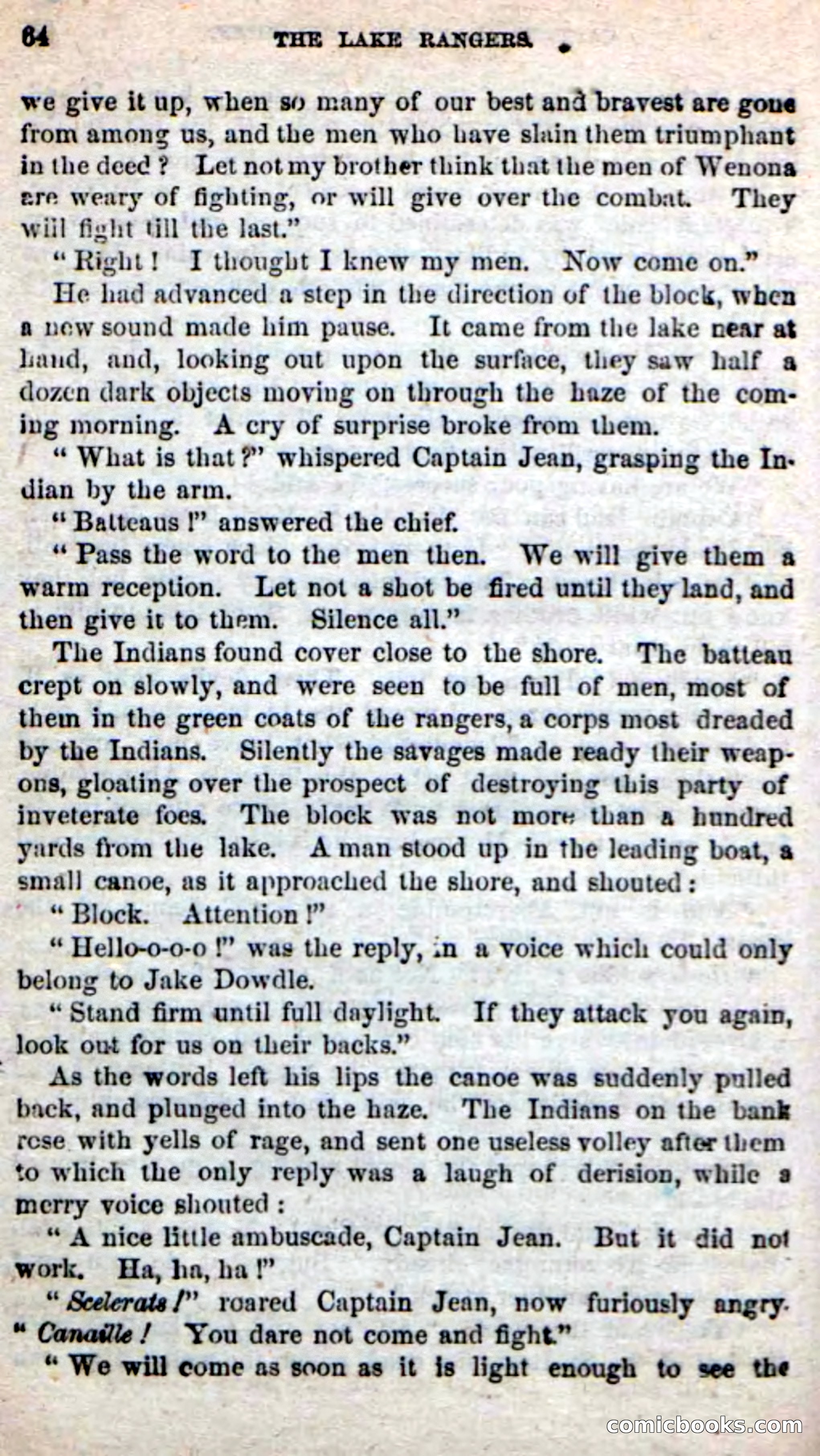 Beadle's New Dime Novels: The Lake Rangers — page 58 of 98