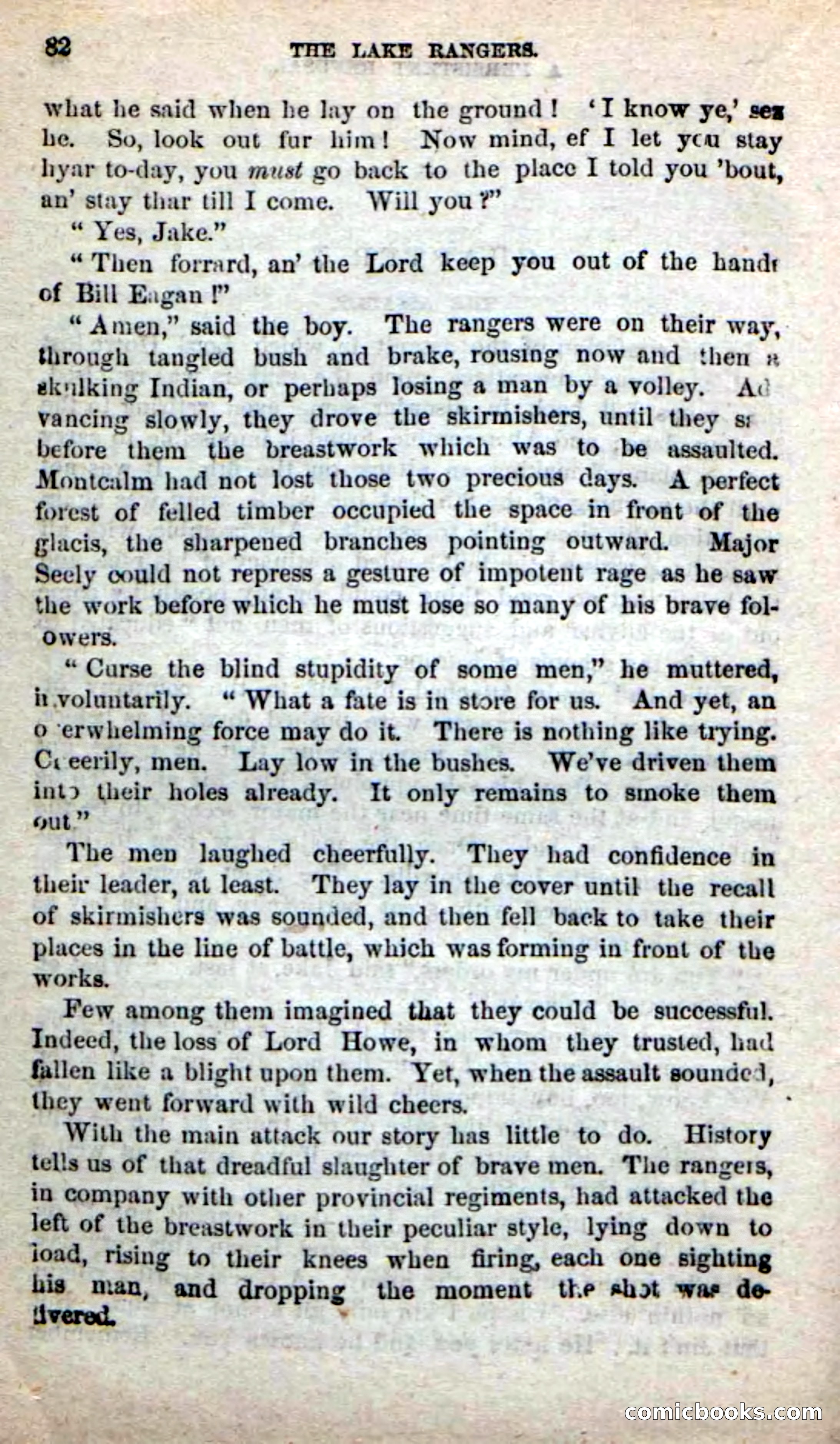 Beadle's New Dime Novels: The Lake Rangers — page 76 of 98