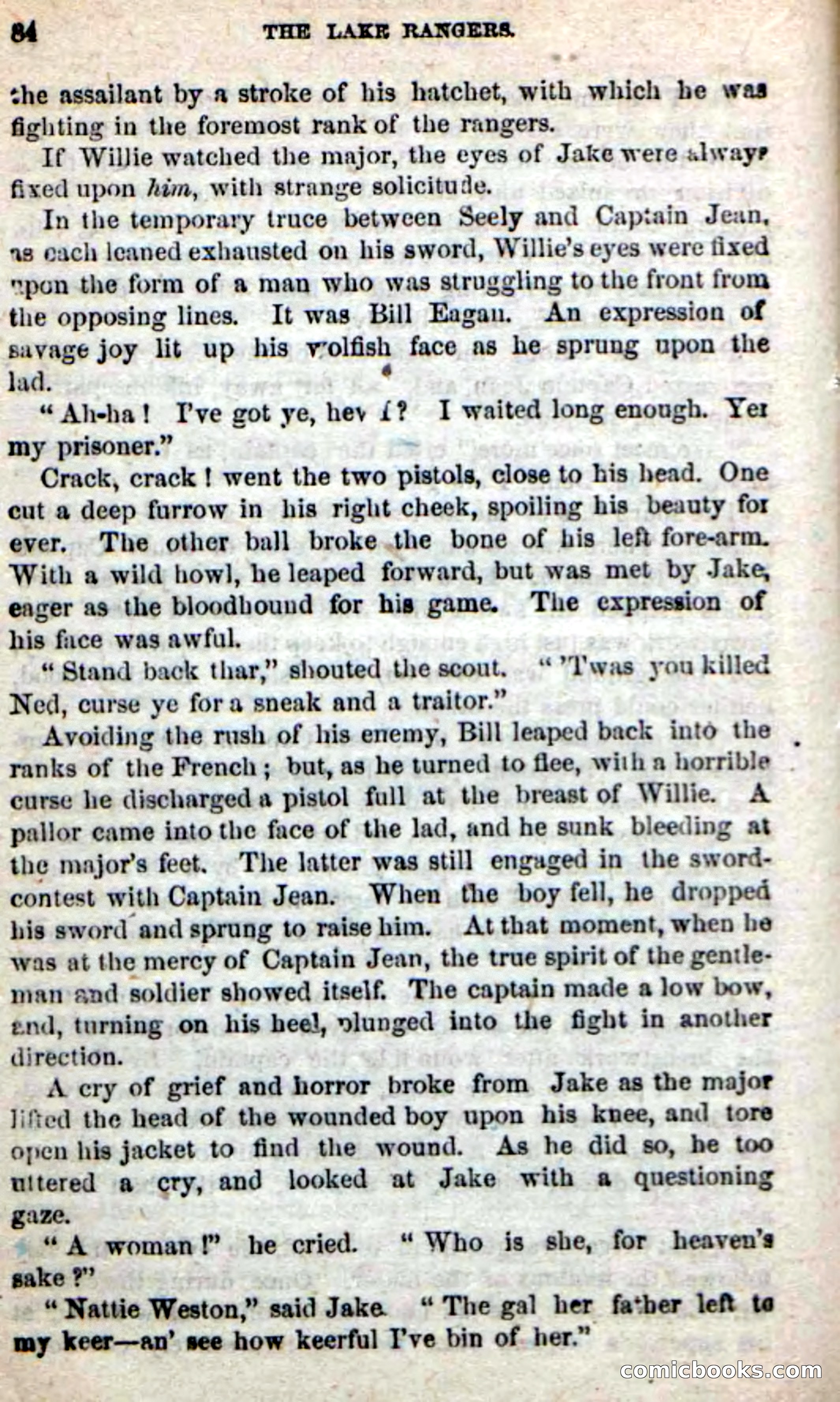 Beadle's New Dime Novels: The Lake Rangers — page 78 of 98