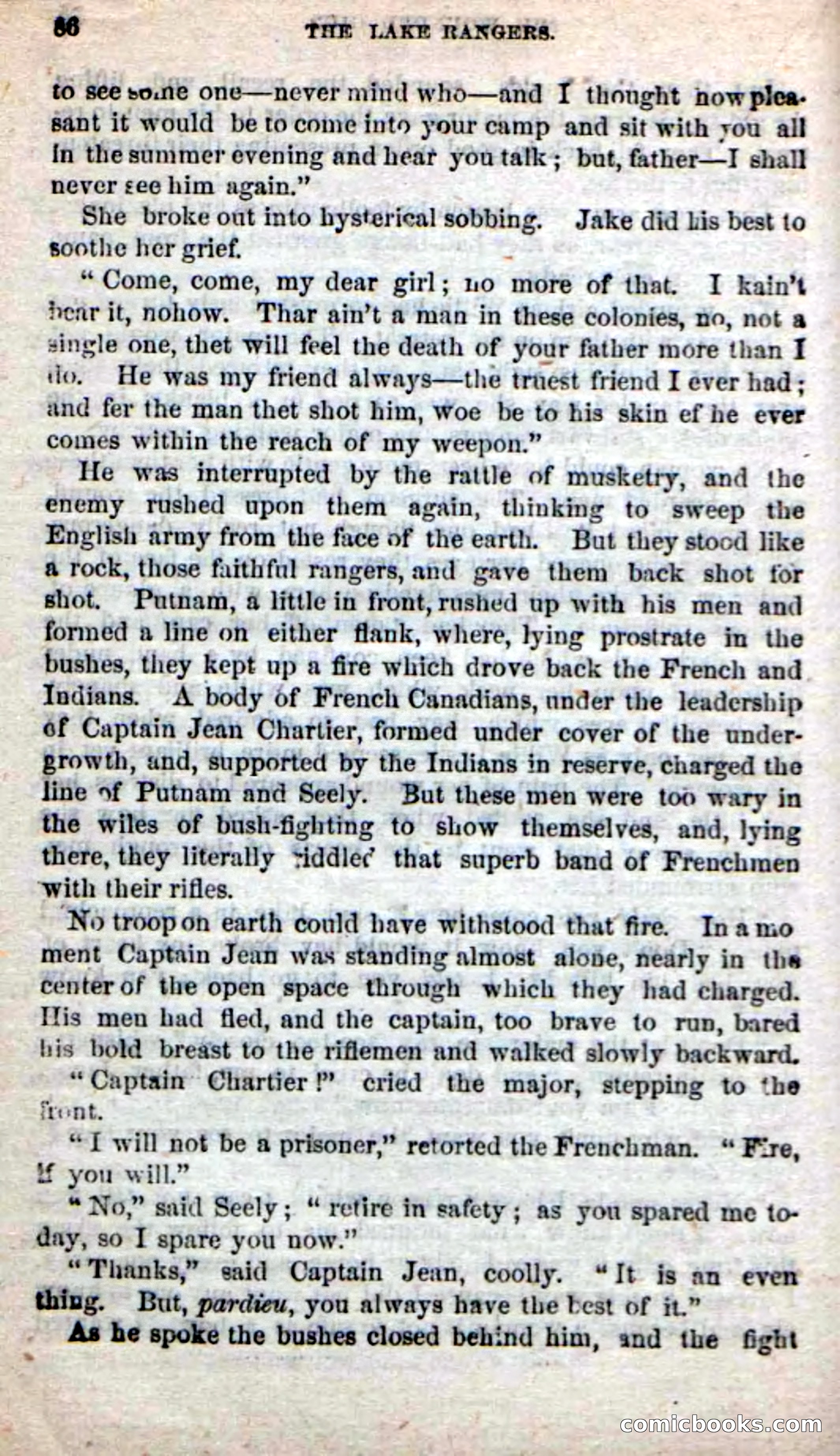 Beadle's New Dime Novels: The Lake Rangers — page 80 of 98
