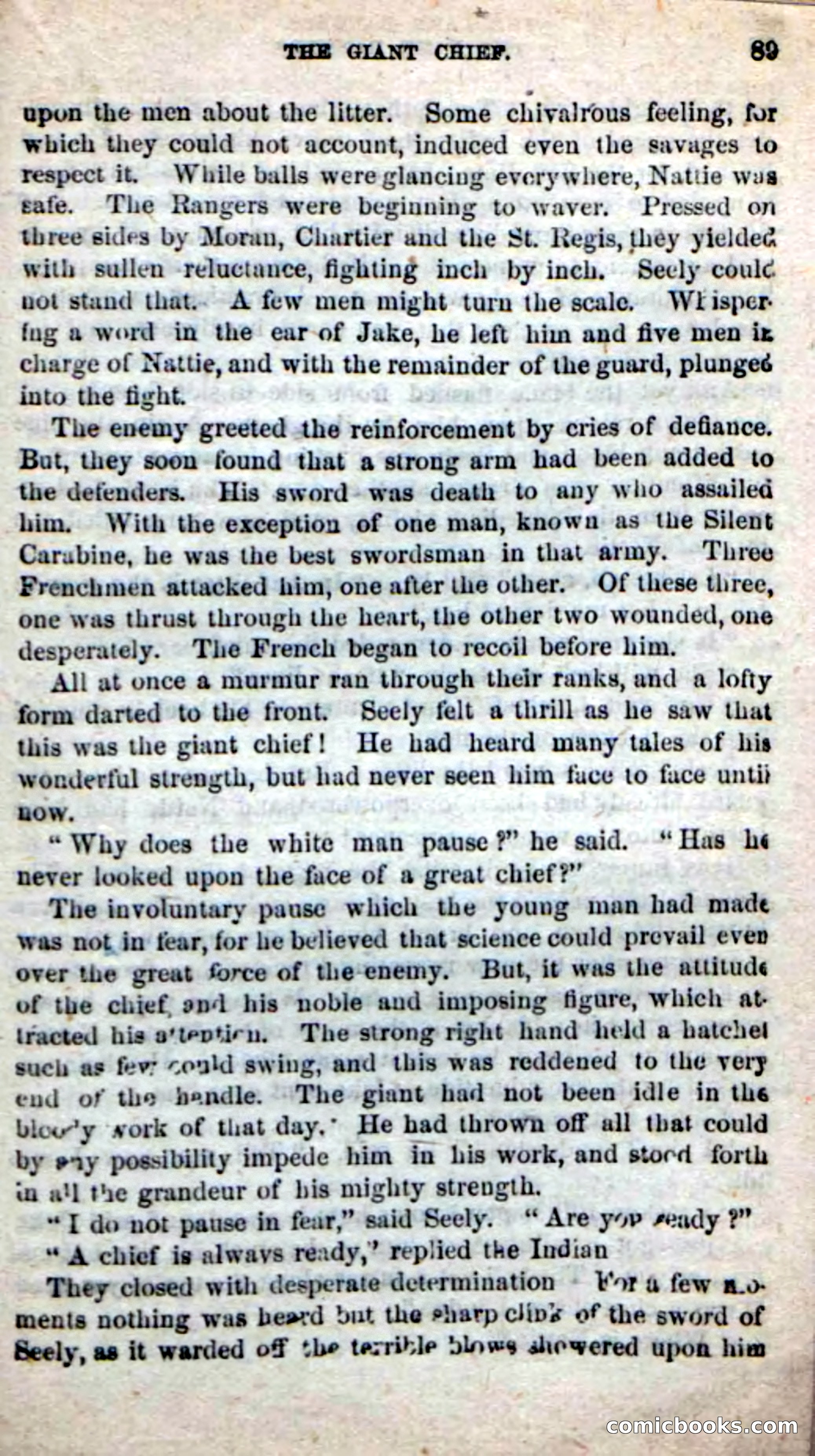 Beadle's New Dime Novels: The Lake Rangers — page 83 of 98