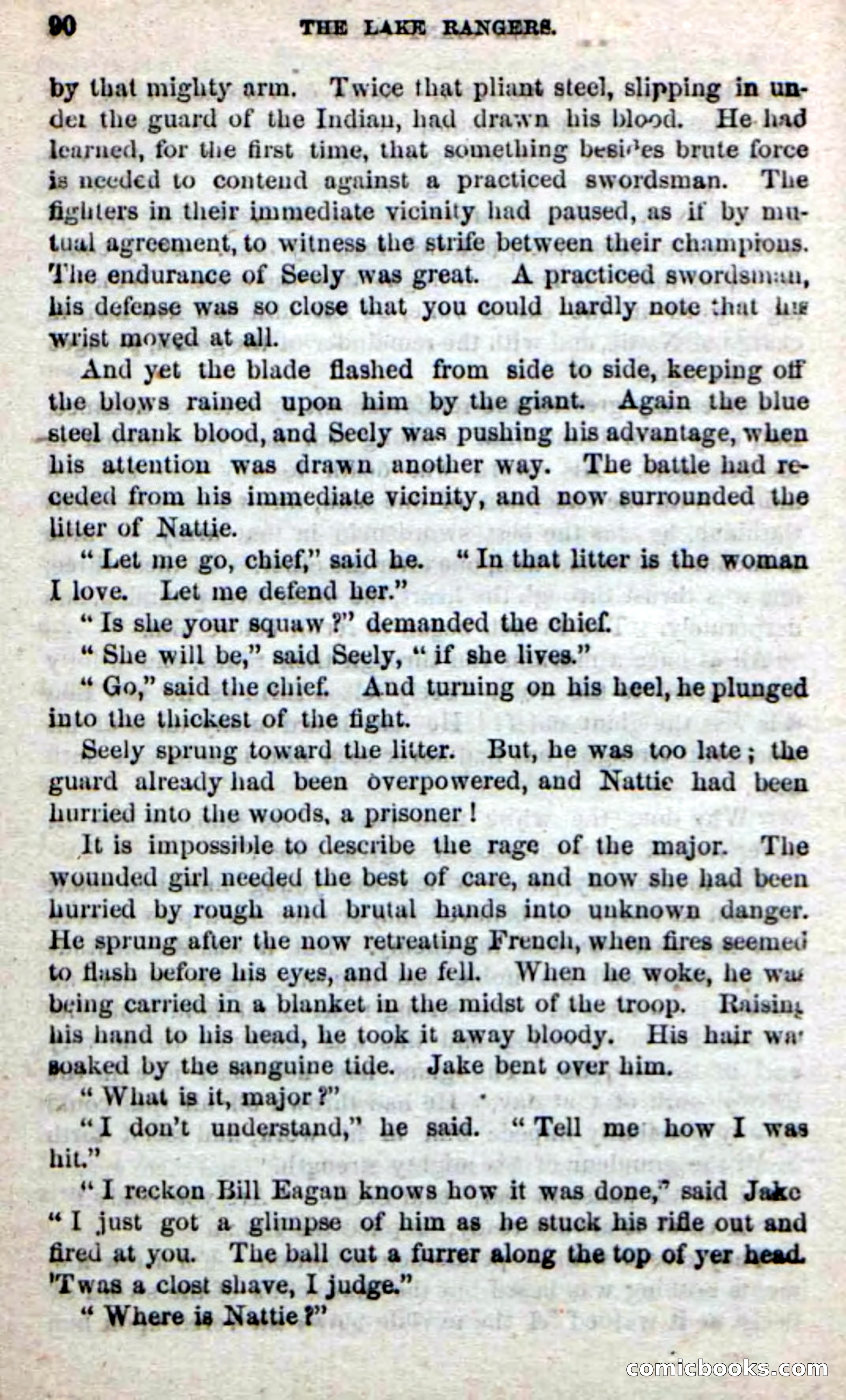 Beadle's New Dime Novels: The Lake Rangers — page 84 of 98