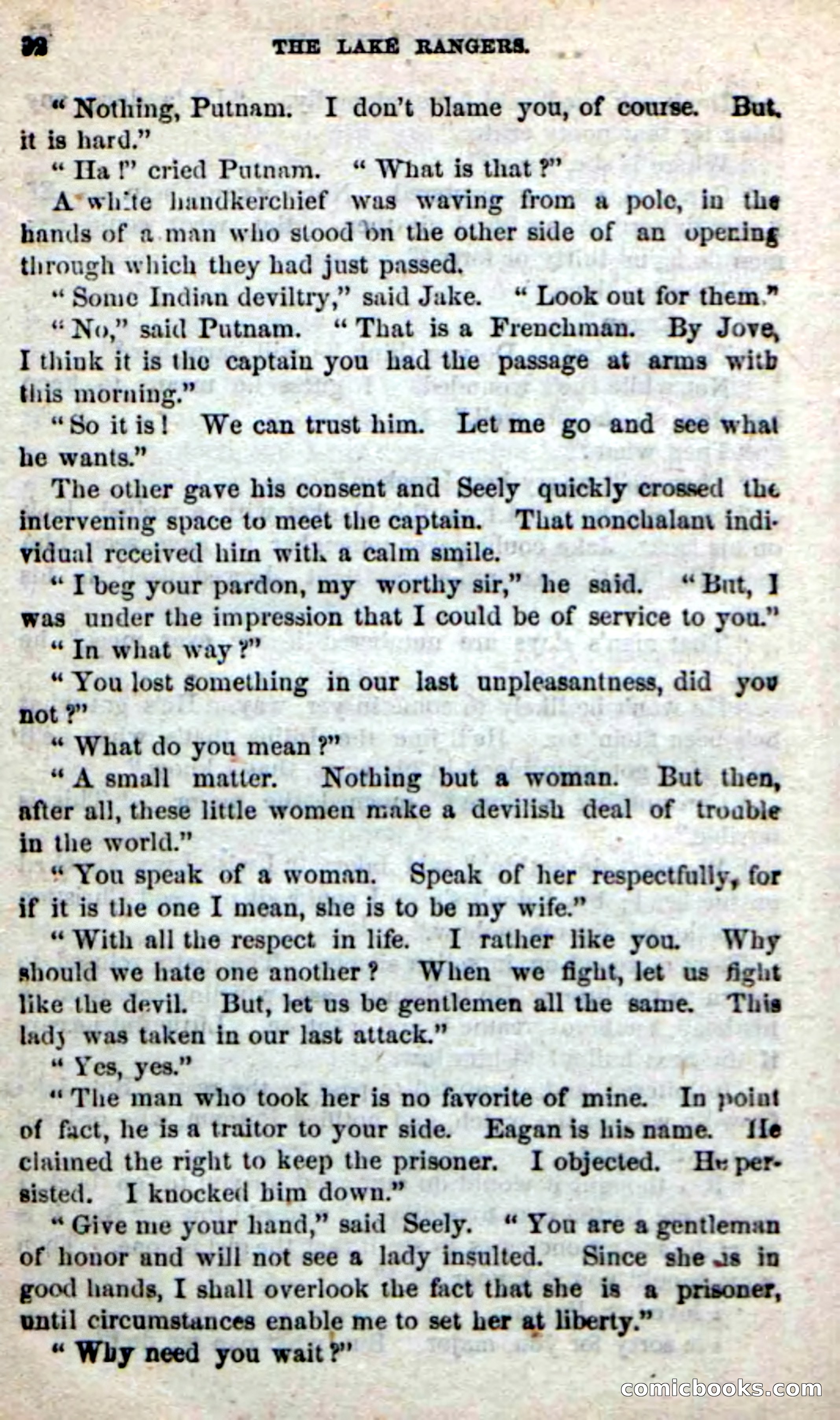 Beadle's New Dime Novels: The Lake Rangers — page 86 of 98