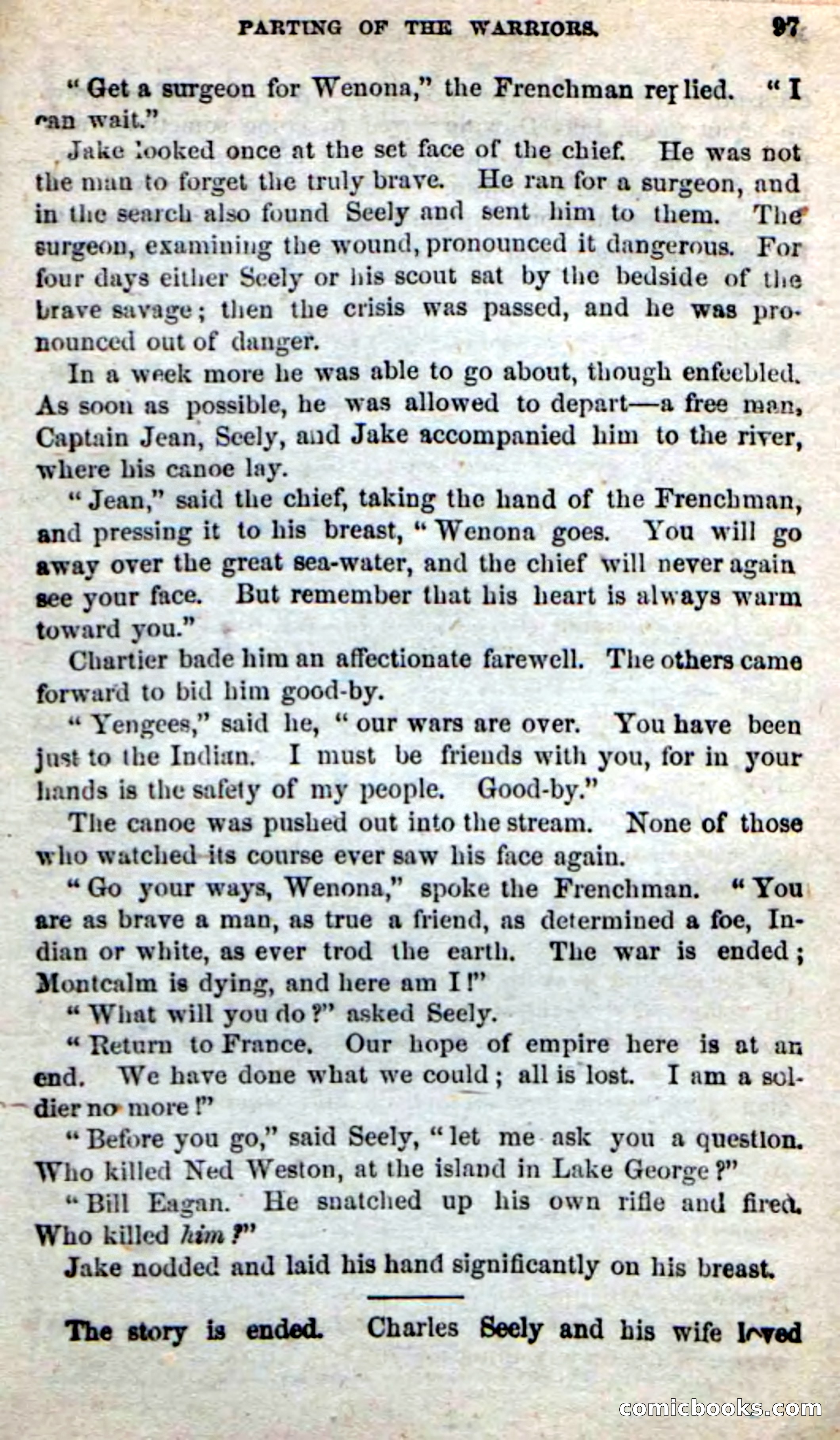 Beadle's New Dime Novels: The Lake Rangers — page 91 of 98