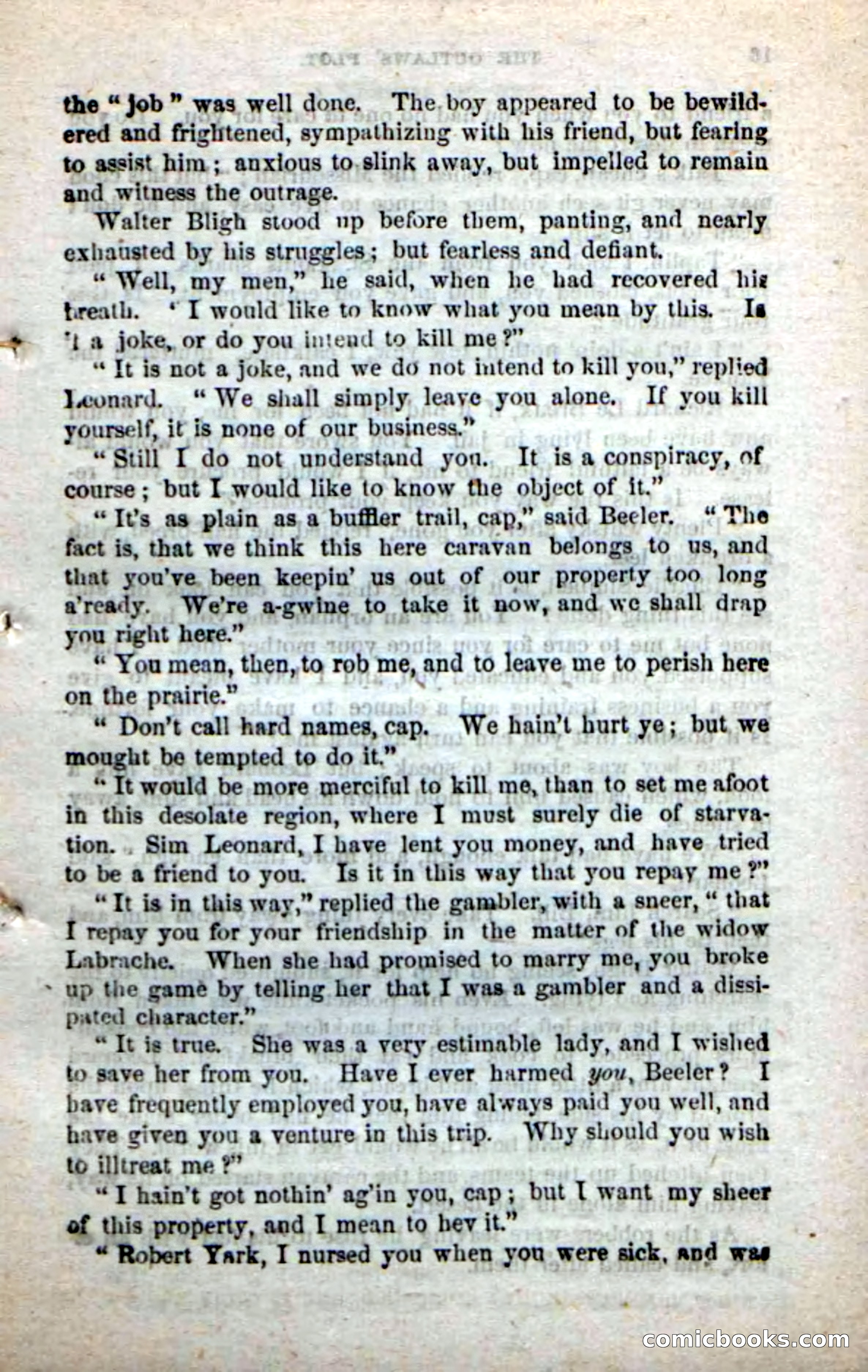 Beadle's New Dime Novels: Alone on the Plains — page 9 of 98