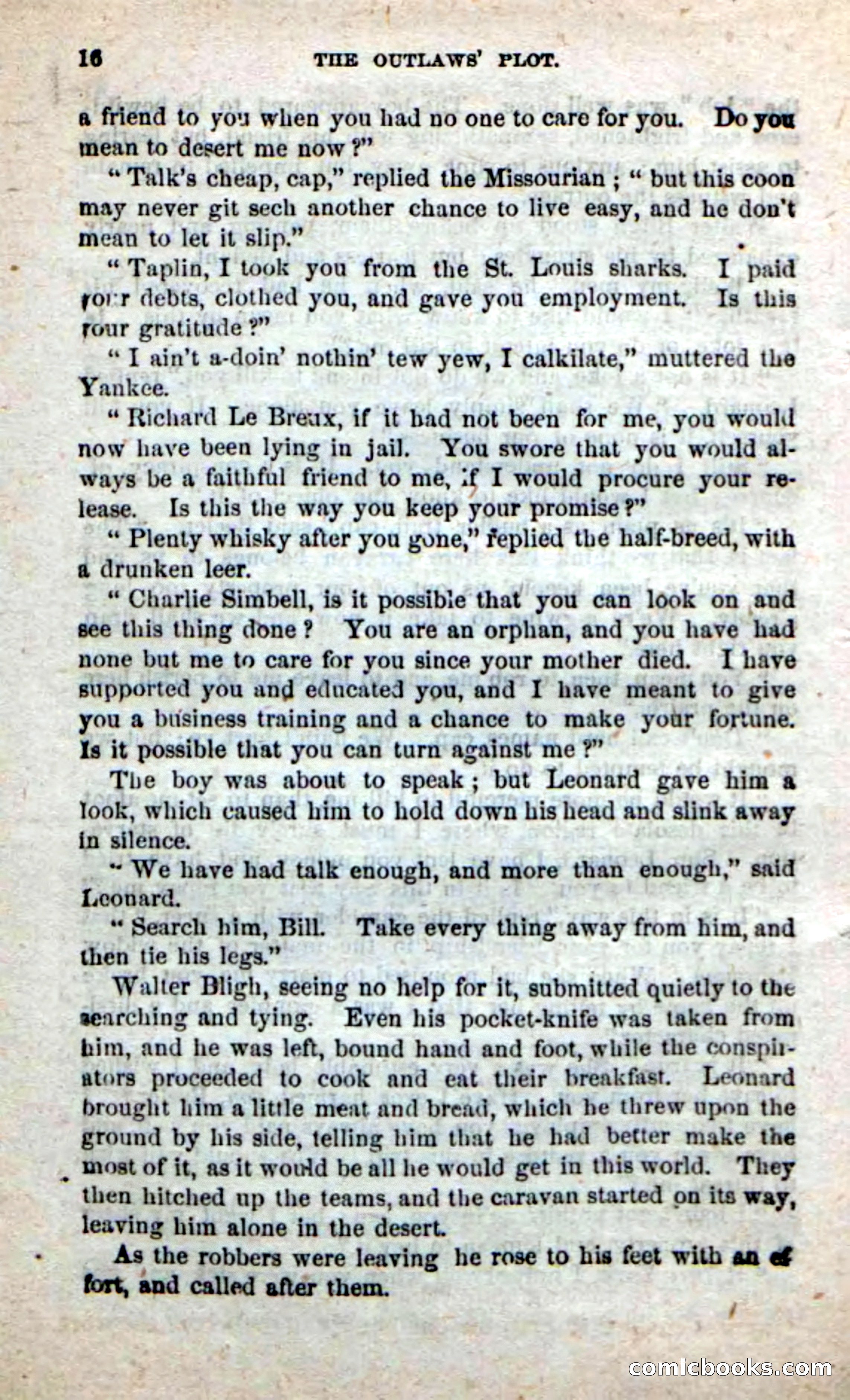 Beadle's New Dime Novels: Alone on the Plains — page 10 of 98