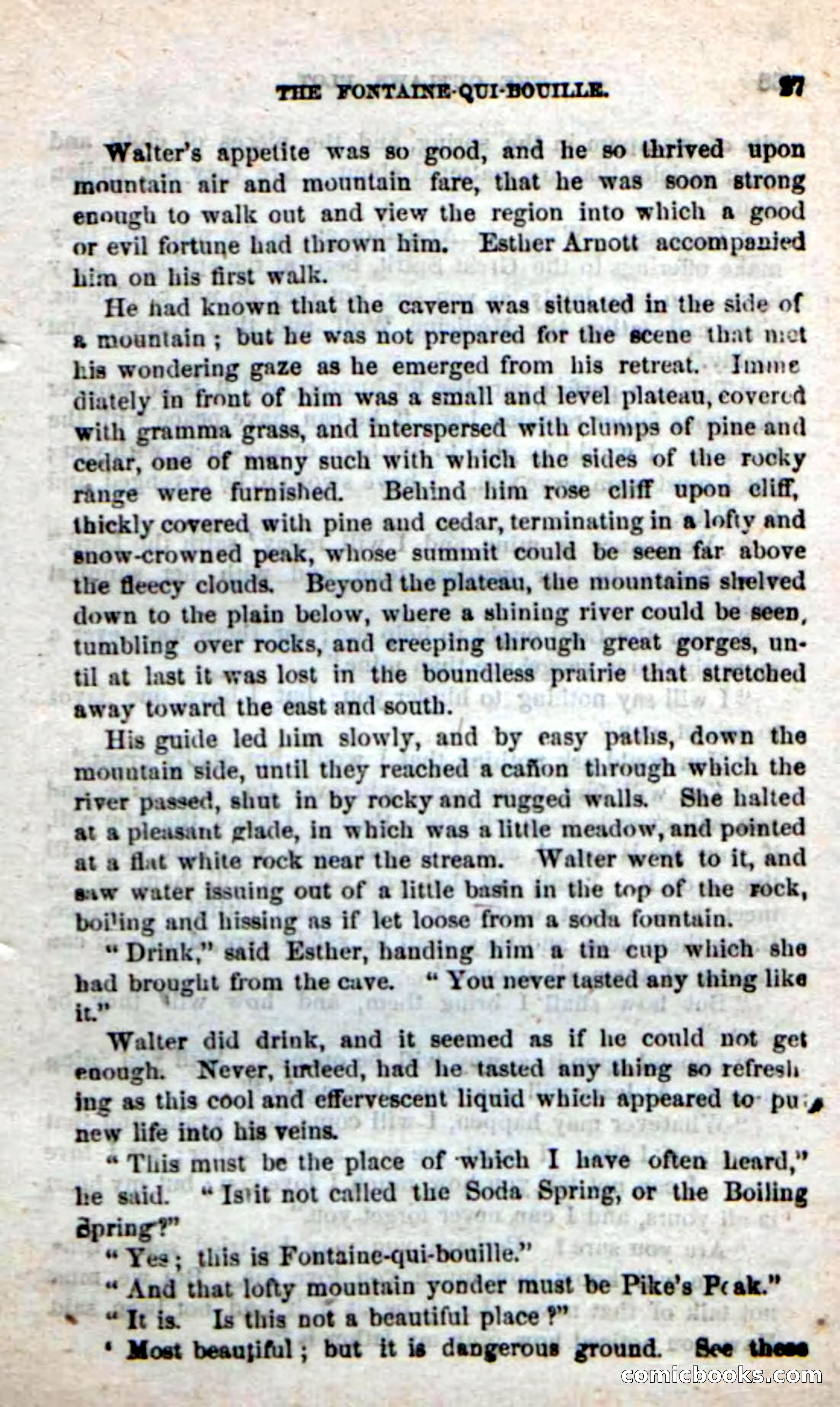 Beadle's New Dime Novels: Alone on the Plains — page 21 of 98
