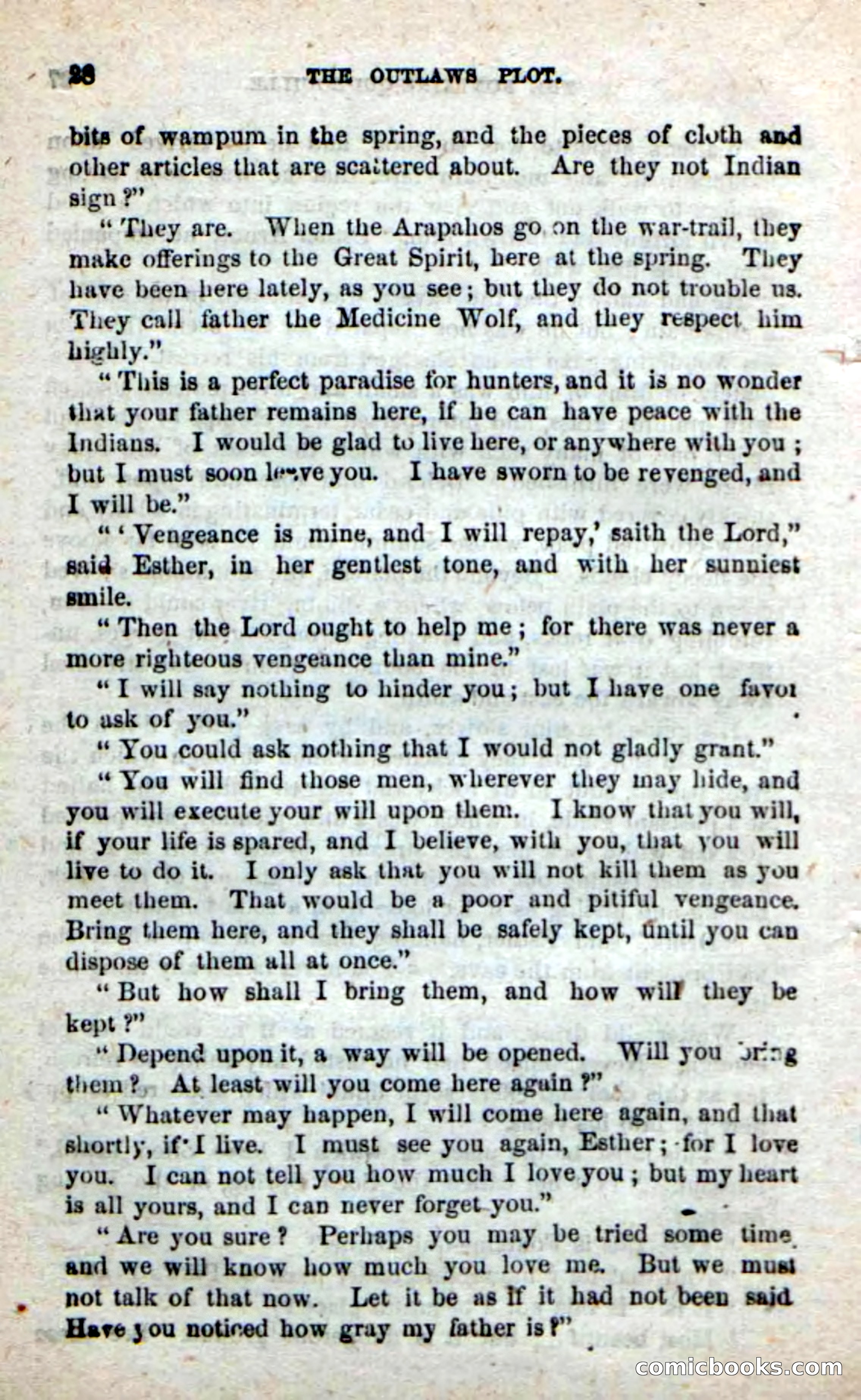 Beadle's New Dime Novels: Alone on the Plains — page 22 of 98