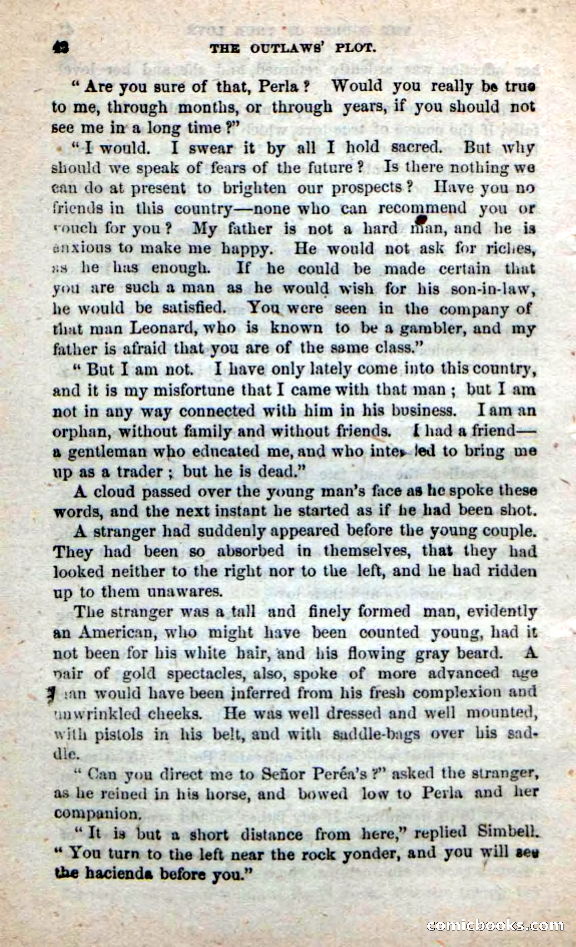 Beadle's New Dime Novels: Alone on the Plains — page 36 of 98