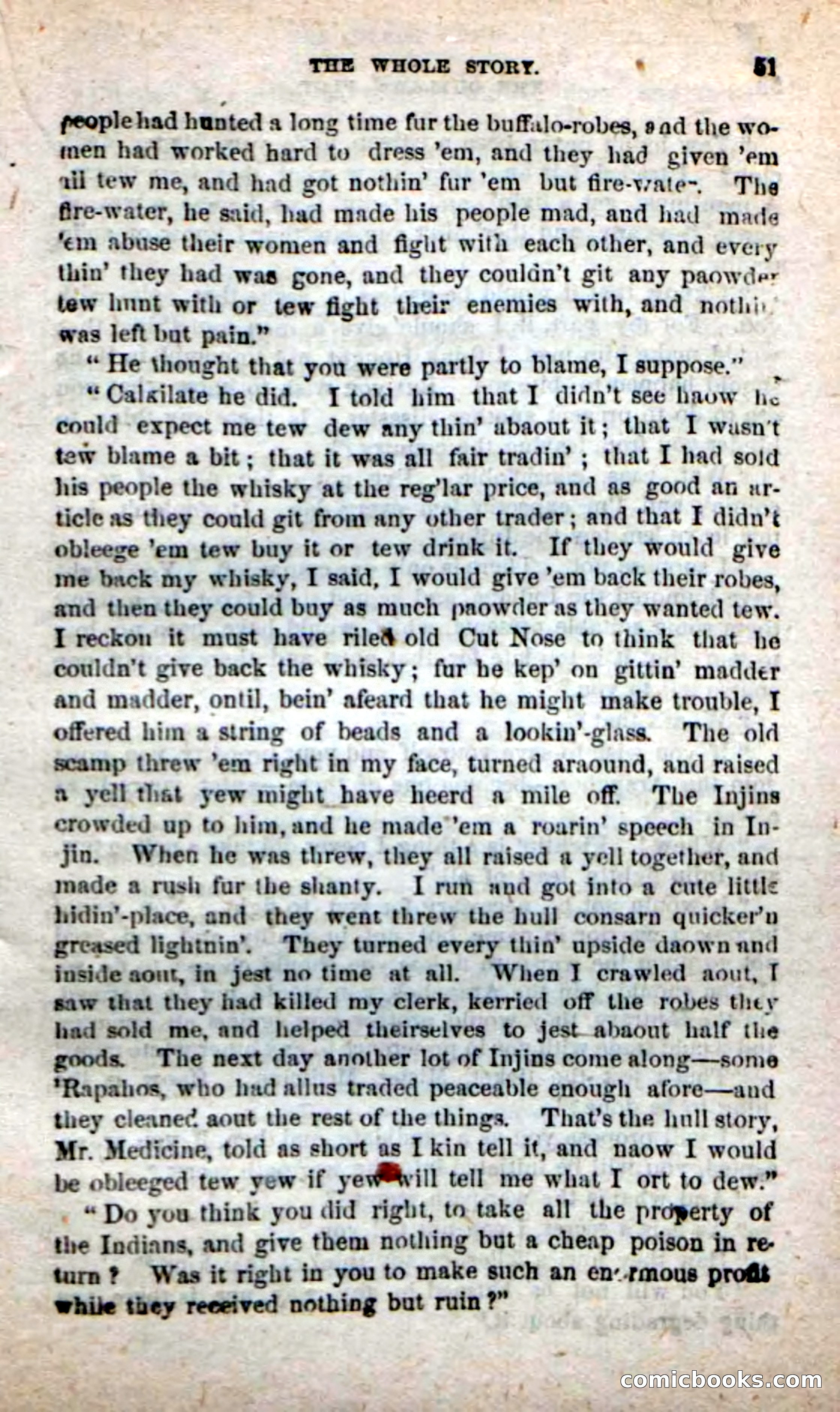 Beadle's New Dime Novels: Alone on the Plains — page 45 of 98