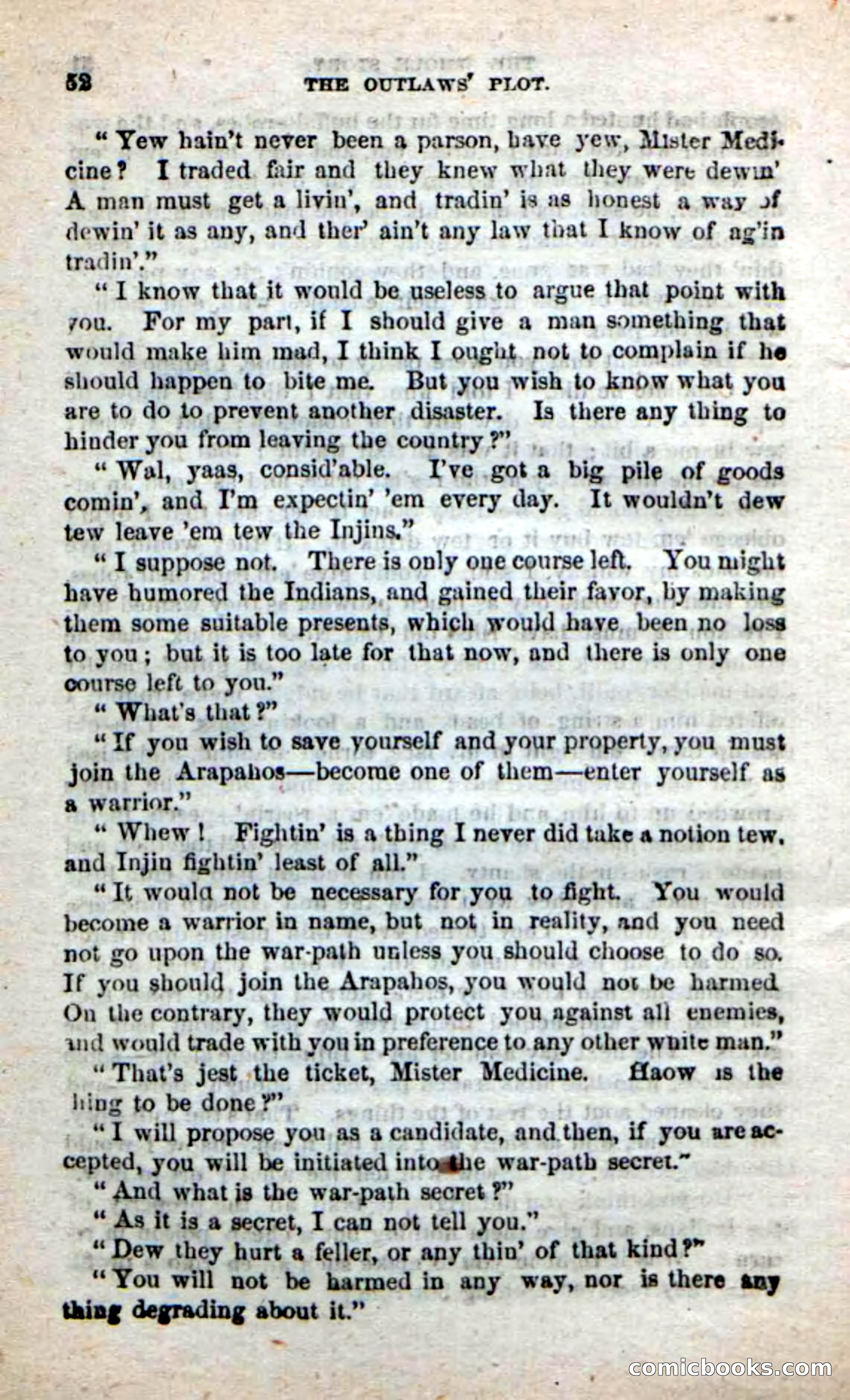 Beadle's New Dime Novels: Alone on the Plains — page 46 of 98