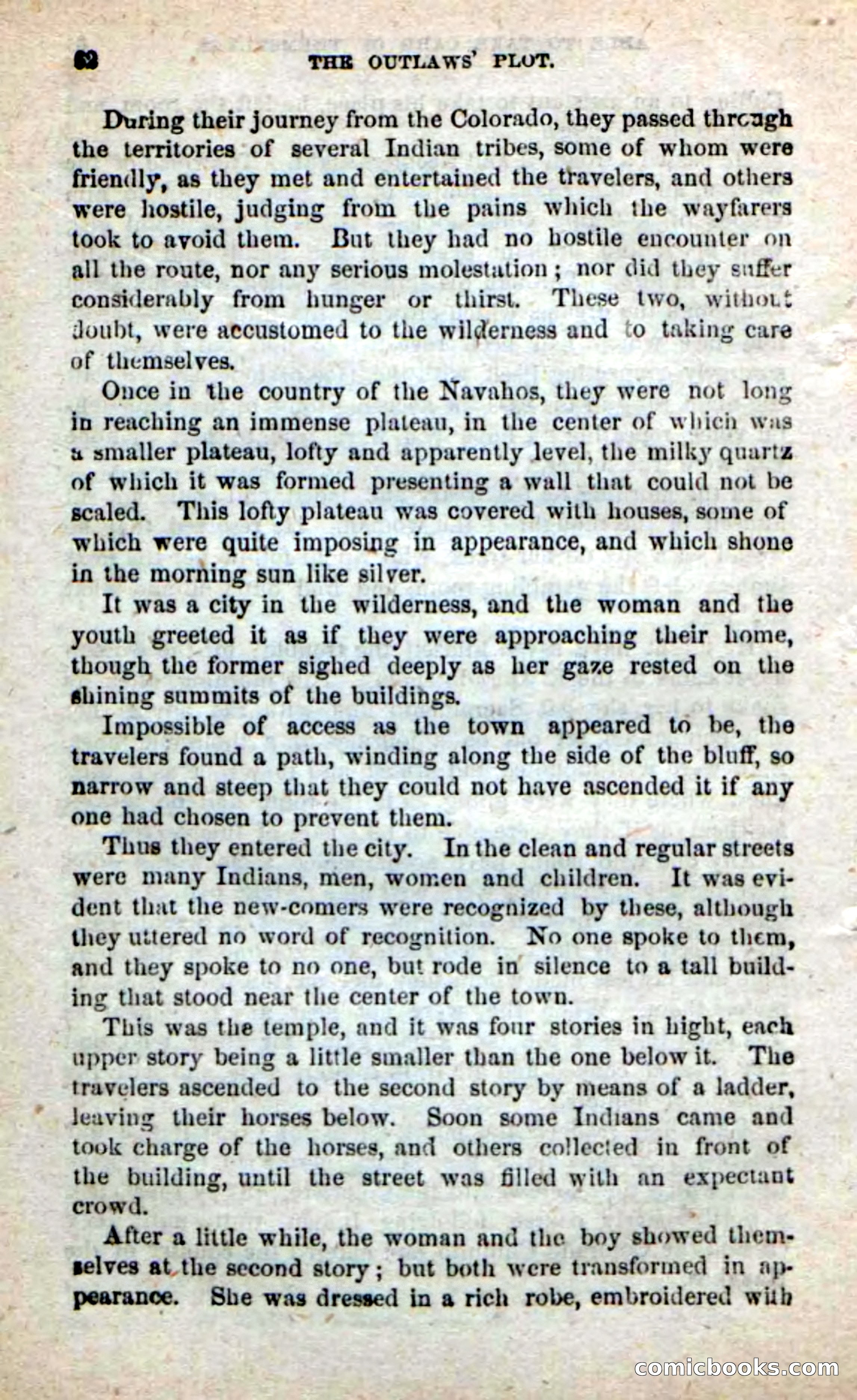 Beadle's New Dime Novels: Alone on the Plains — page 56 of 98