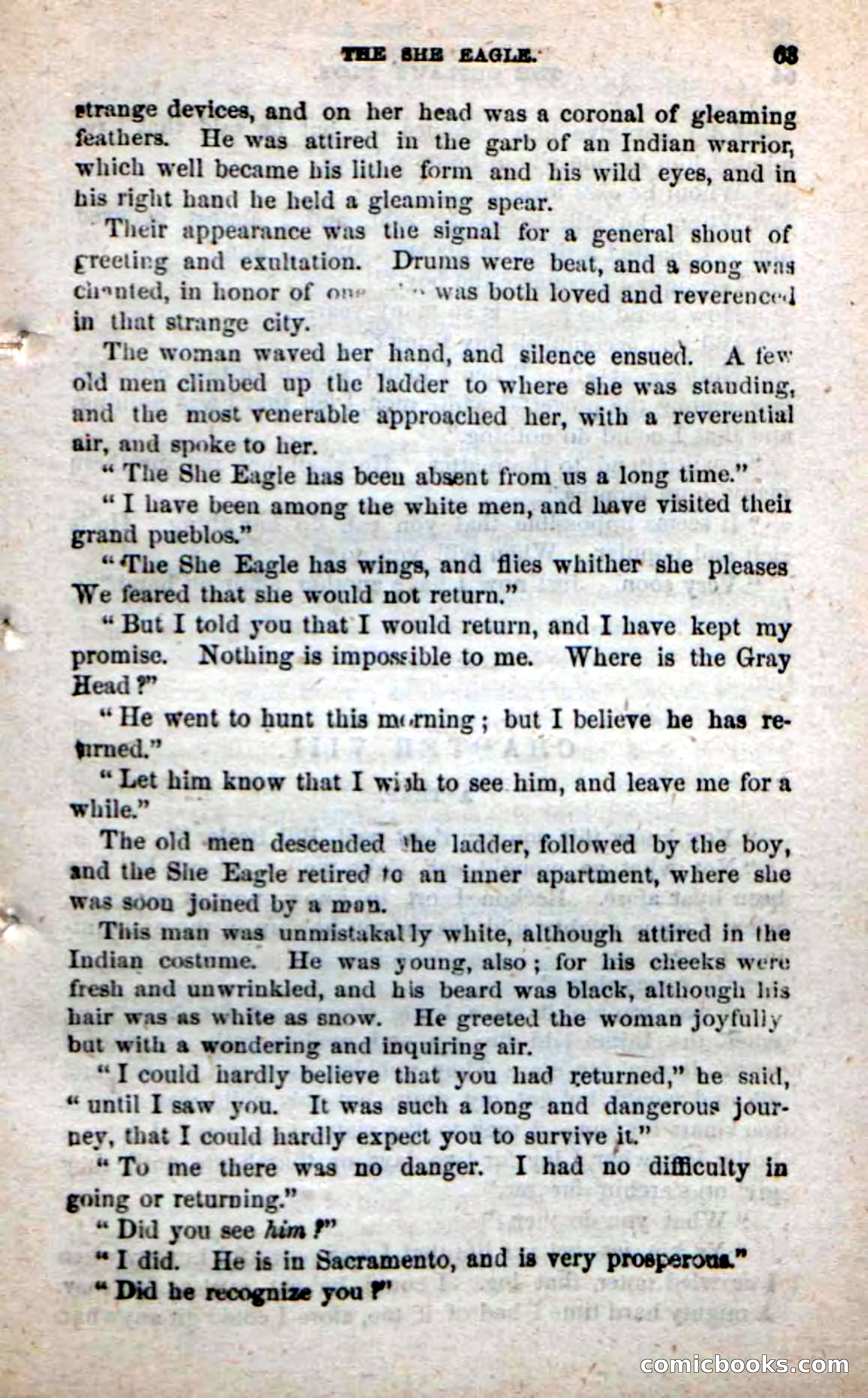 Beadle's New Dime Novels: Alone on the Plains — page 57 of 98