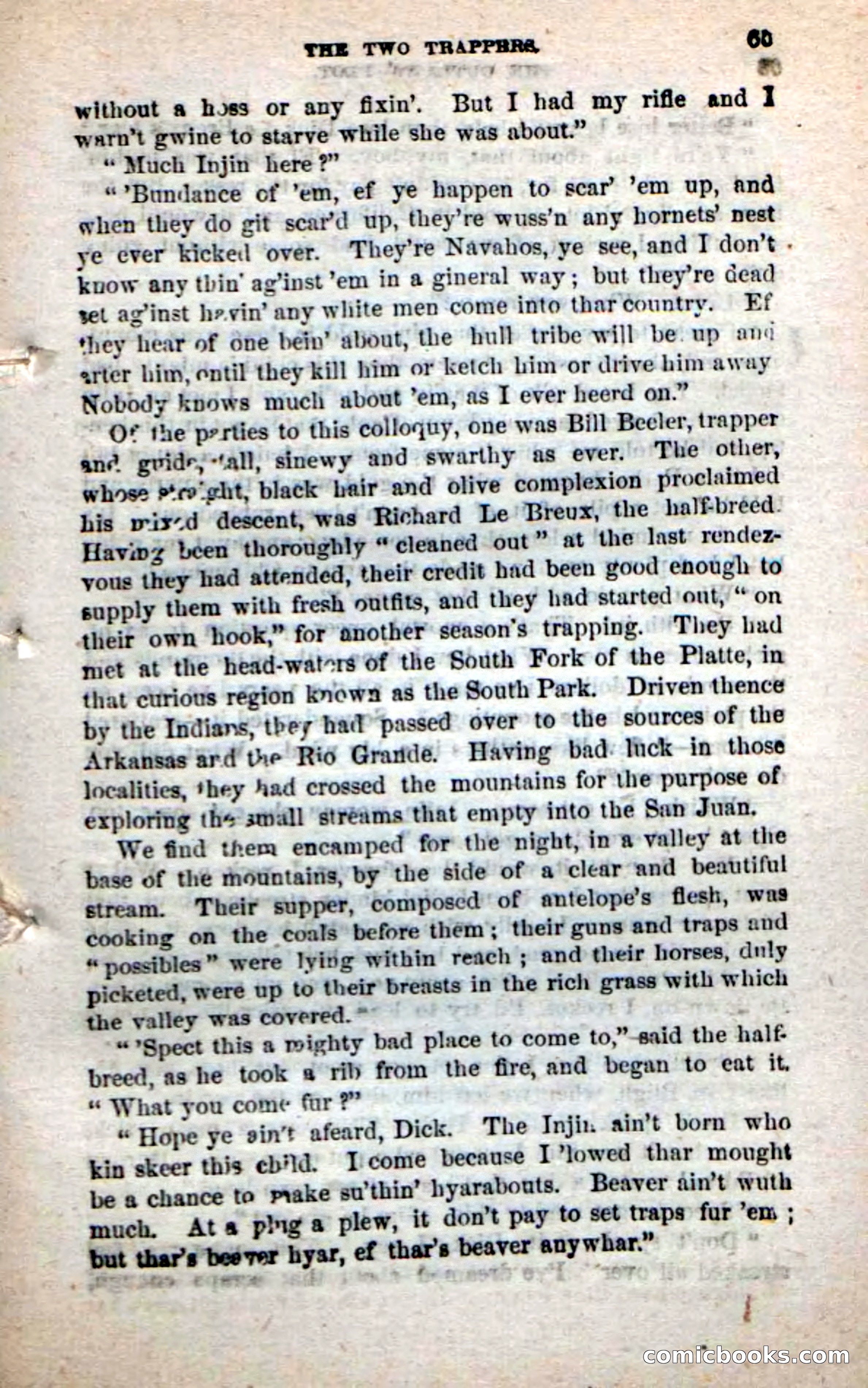 Beadle's New Dime Novels: Alone on the Plains — page 59 of 98