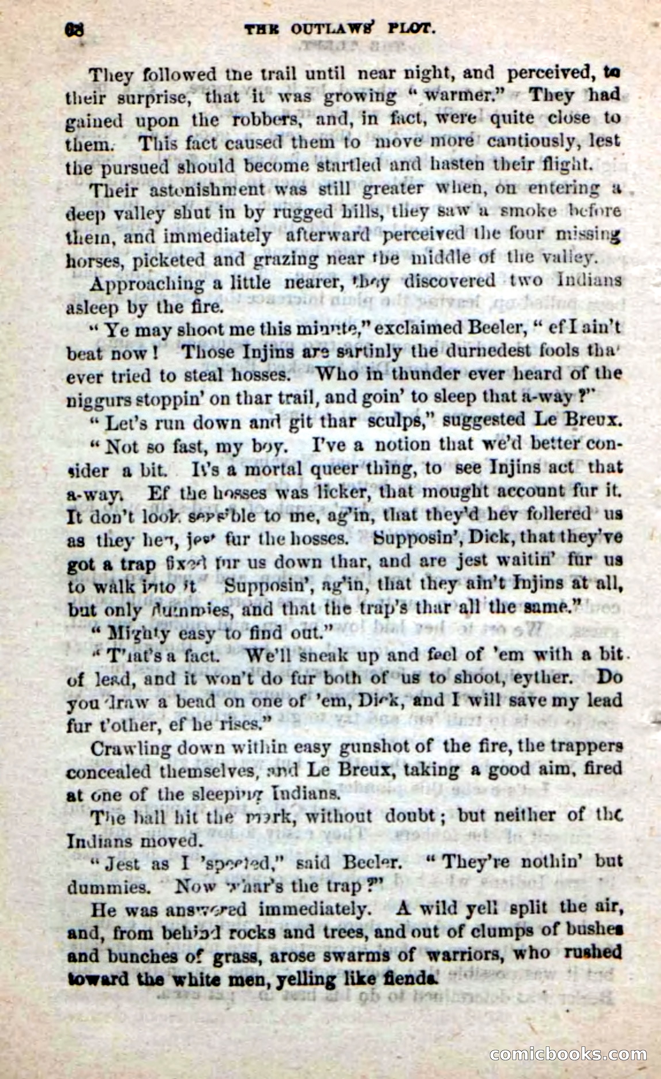 Beadle's New Dime Novels: Alone on the Plains — page 62 of 98