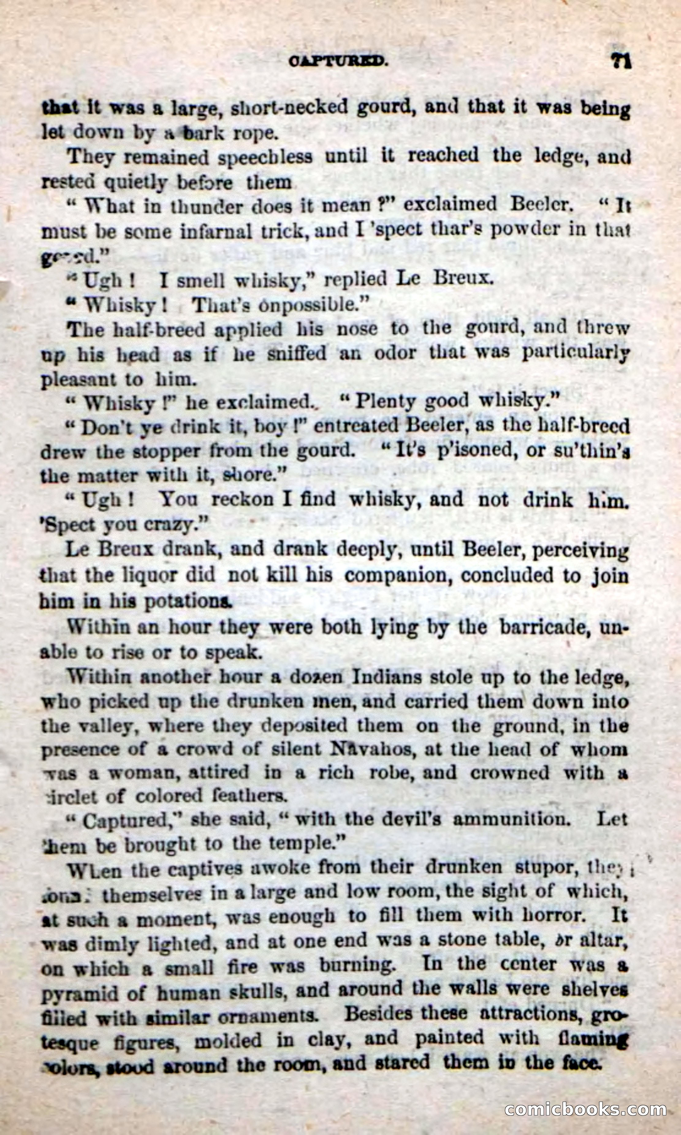 Beadle's New Dime Novels: Alone on the Plains — page 65 of 98