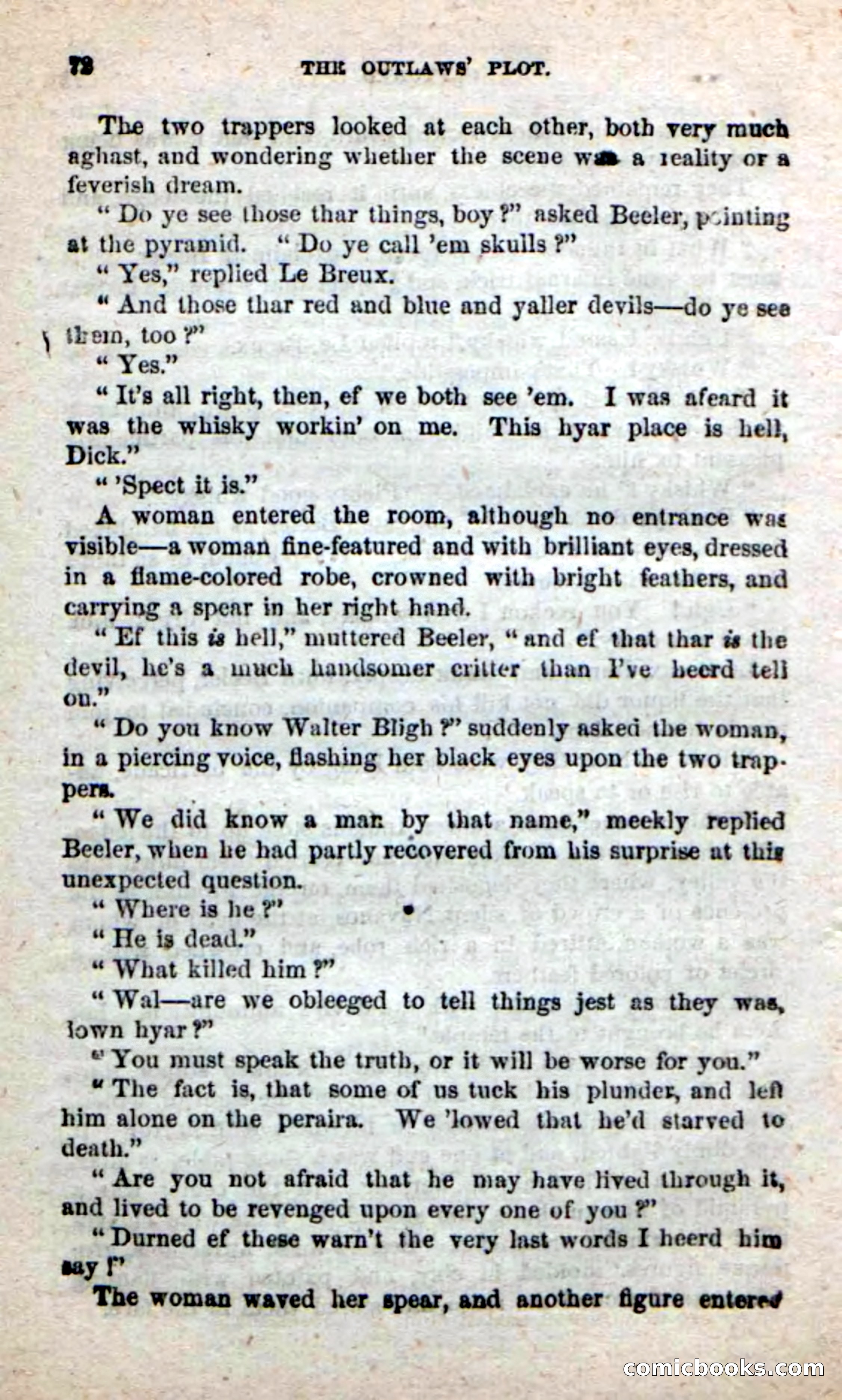 Beadle's New Dime Novels: Alone on the Plains — page 66 of 98