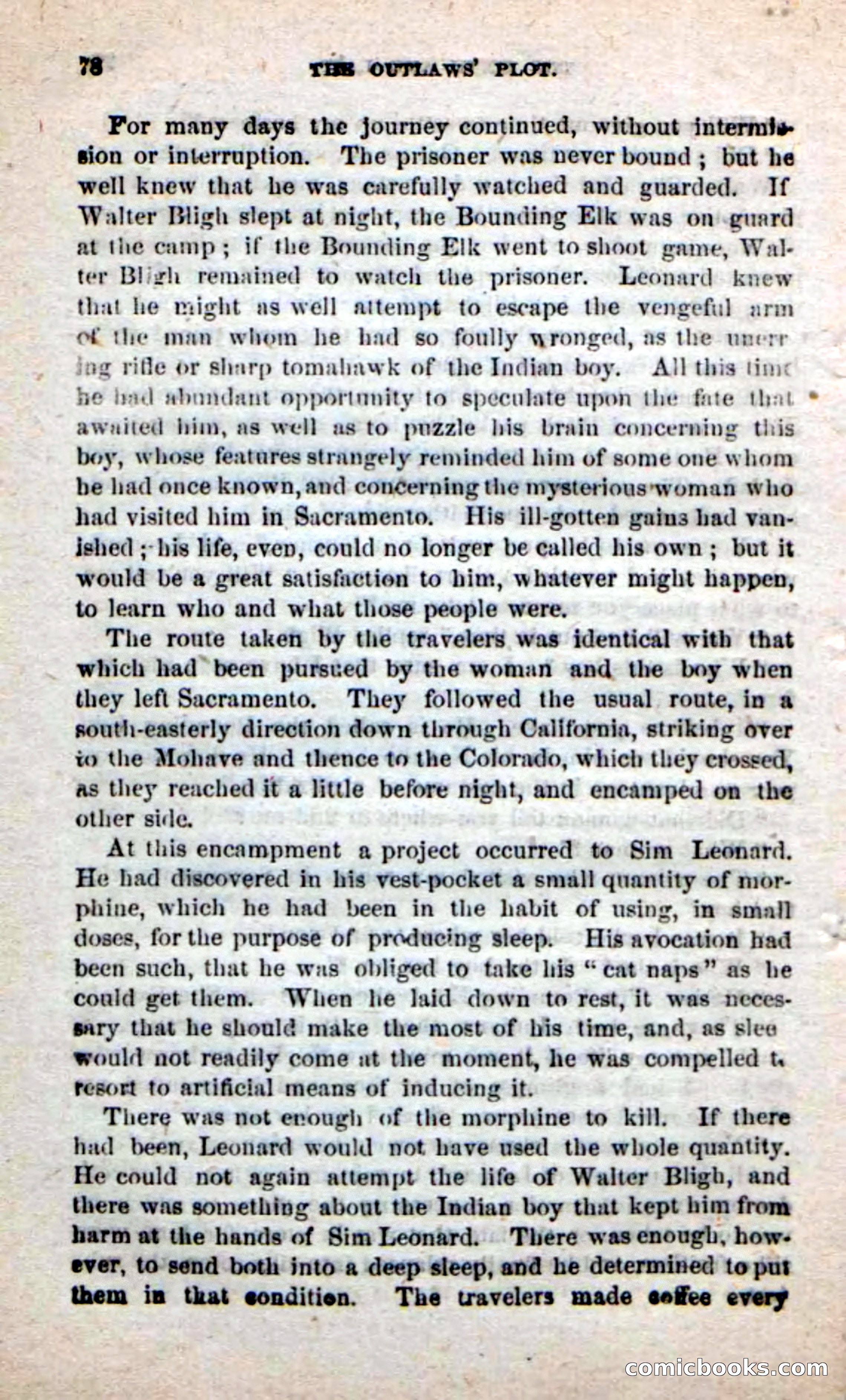 Beadle's New Dime Novels: Alone on the Plains — page 72 of 98