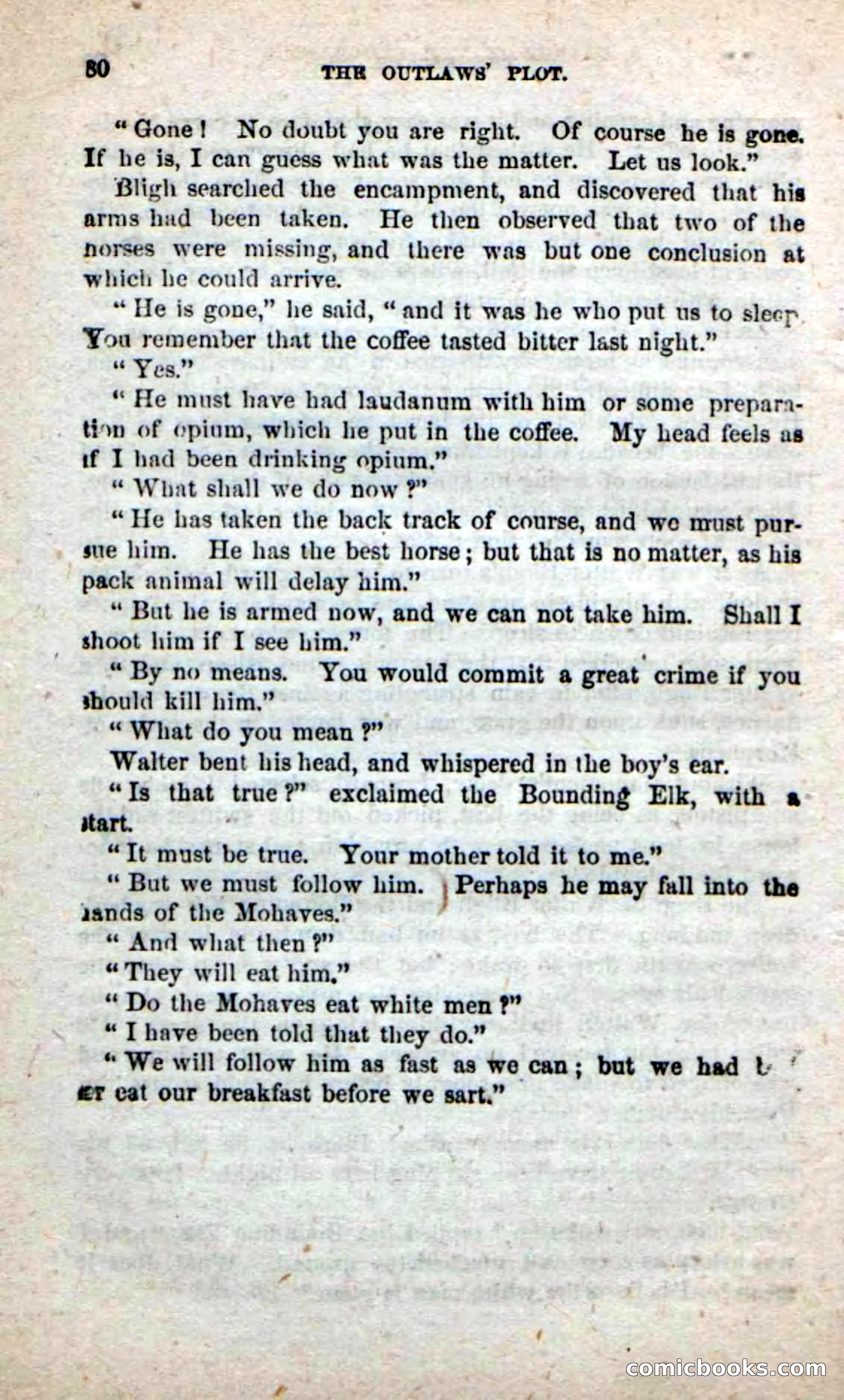 Beadle's New Dime Novels: Alone on the Plains — page 74 of 98