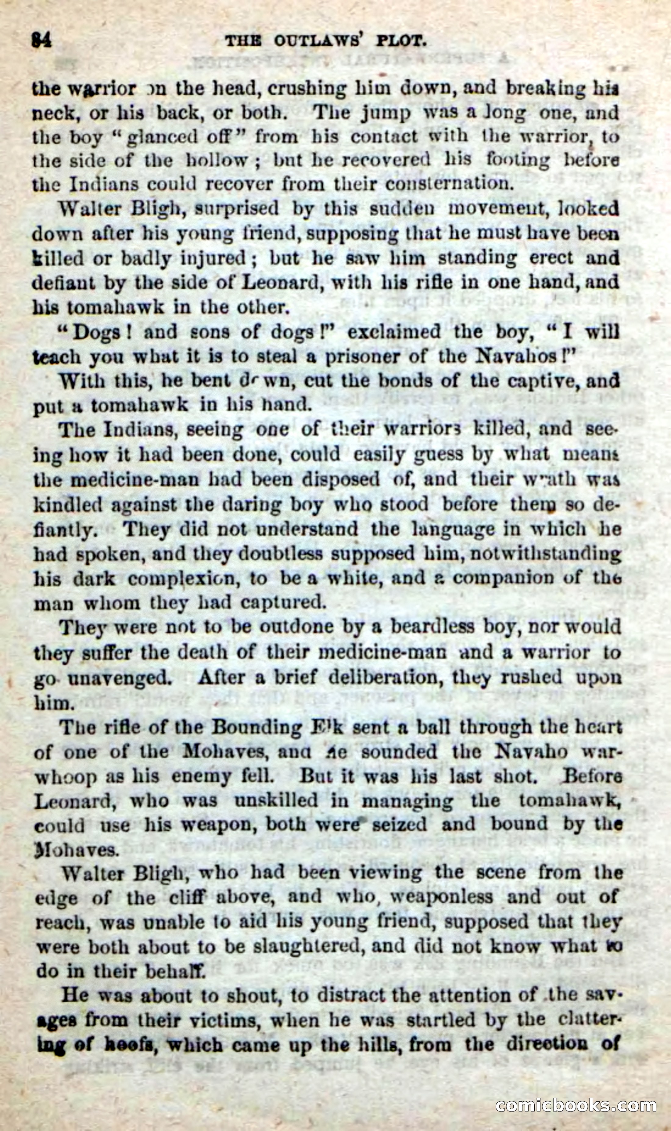 Beadle's New Dime Novels: Alone on the Plains — page 78 of 98