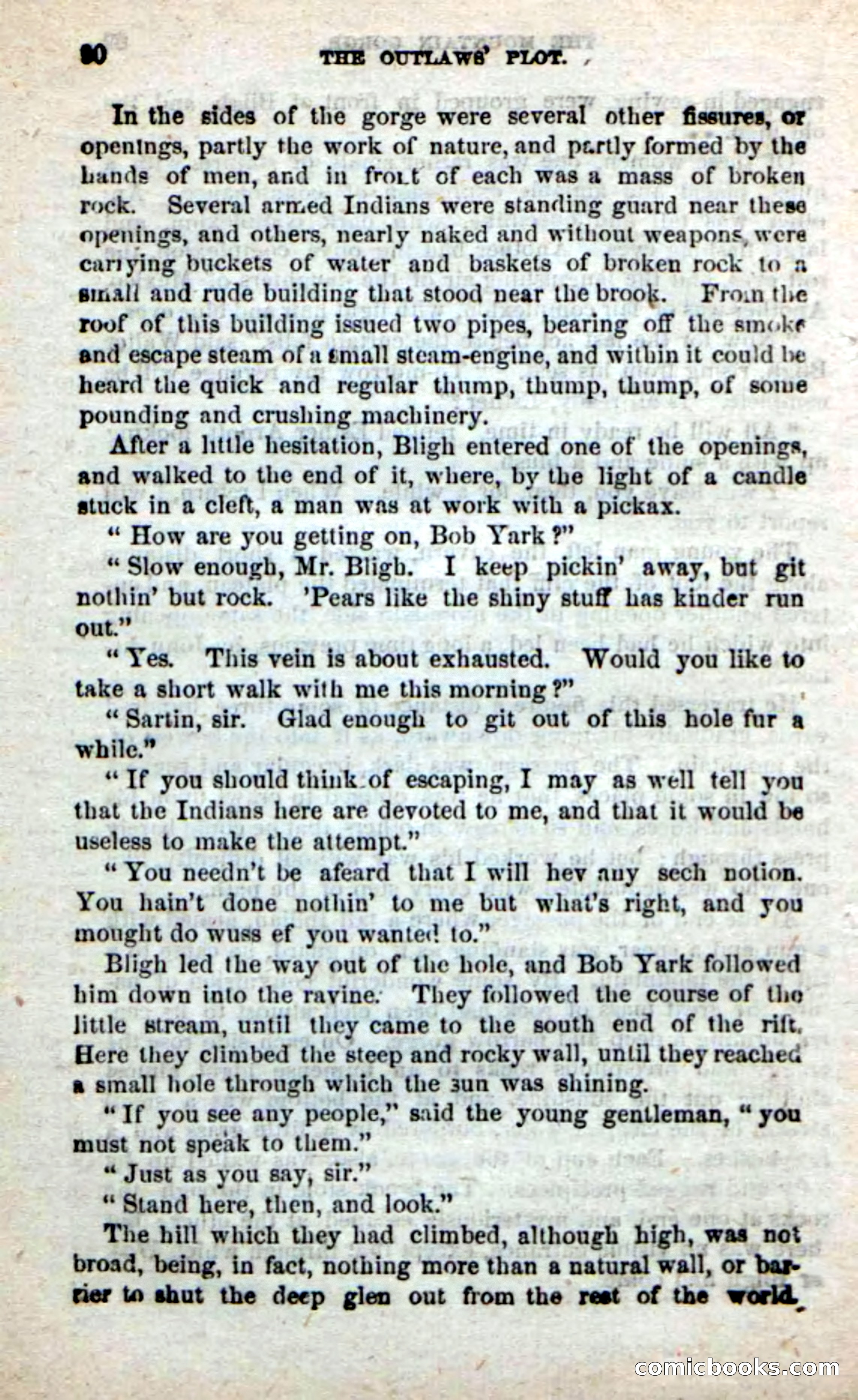Beadle's New Dime Novels: Alone on the Plains — page 84 of 98