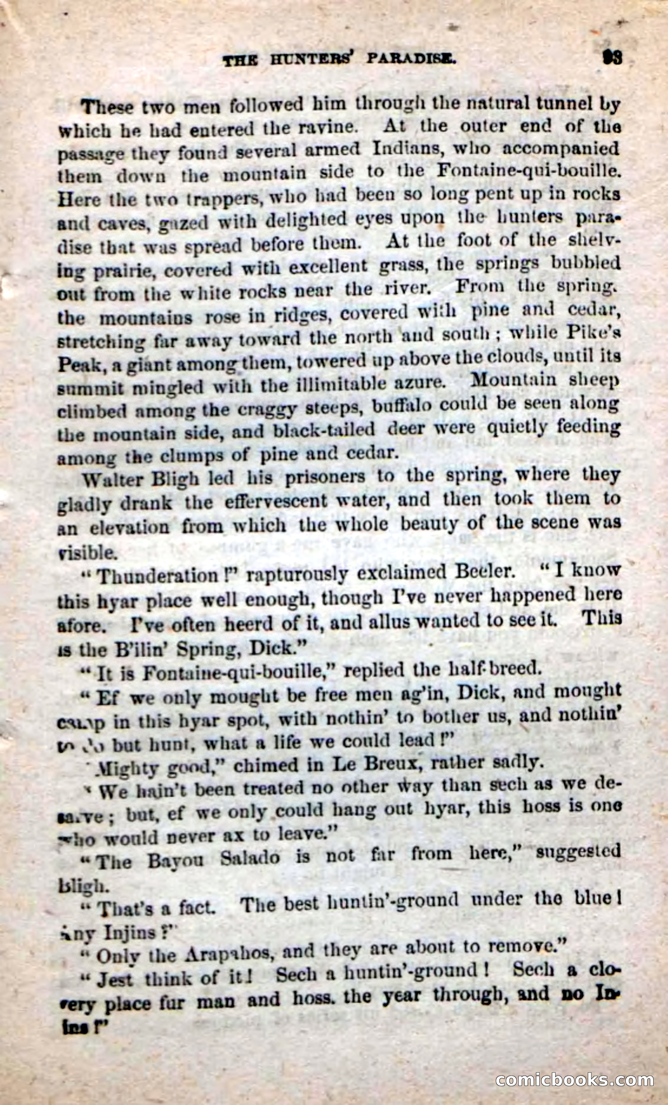 Beadle's New Dime Novels: Alone on the Plains — page 87 of 98