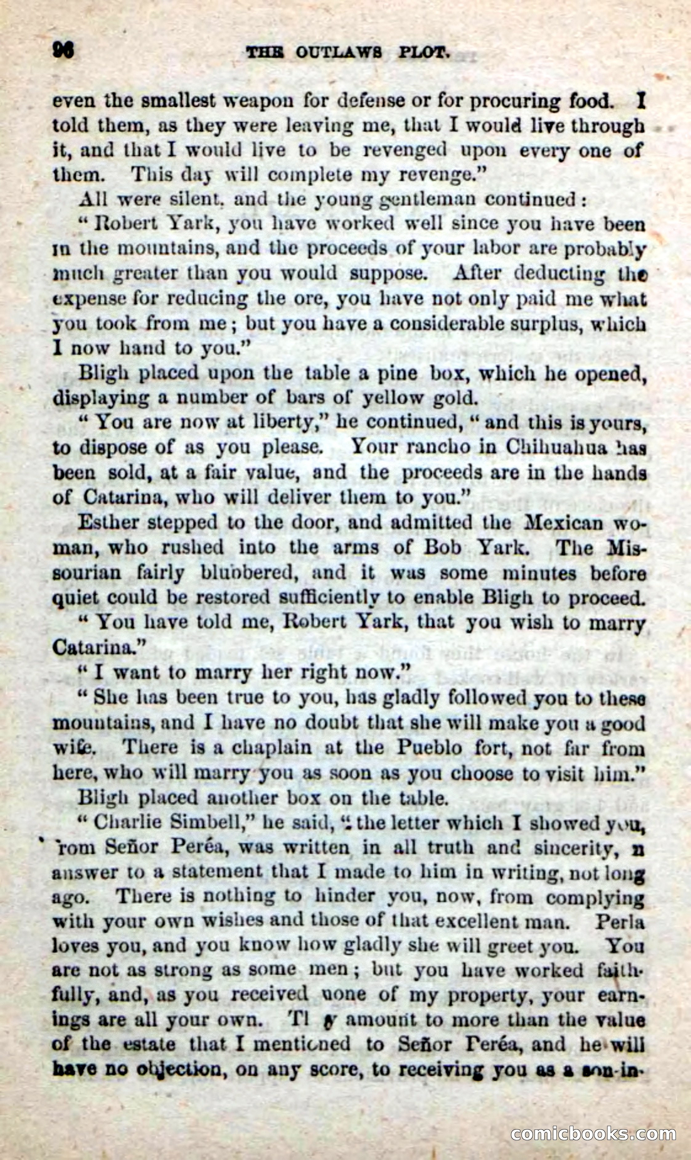 Beadle's New Dime Novels: Alone on the Plains — page 90 of 98